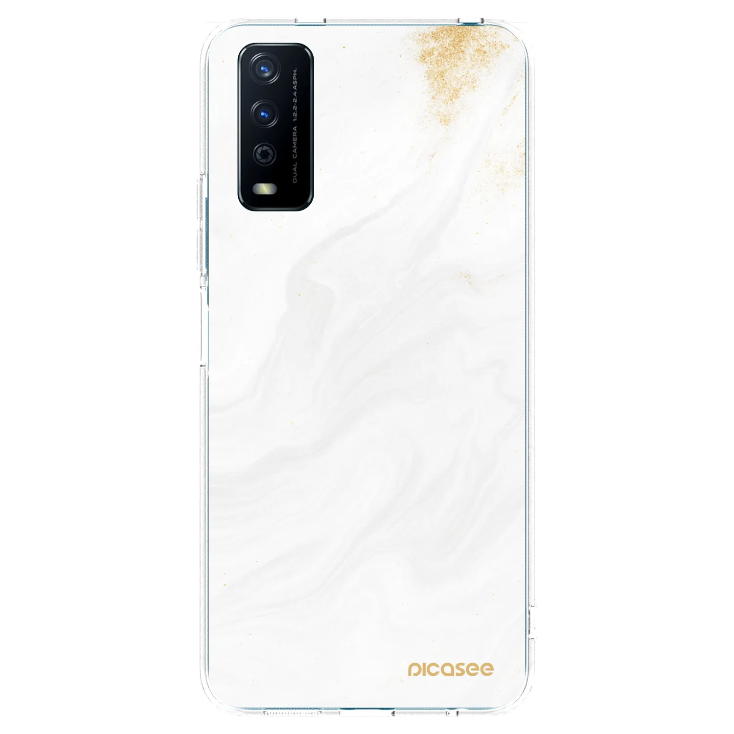 Picasee silikonowe przeźroczyste etui na Vivo Y11s - White