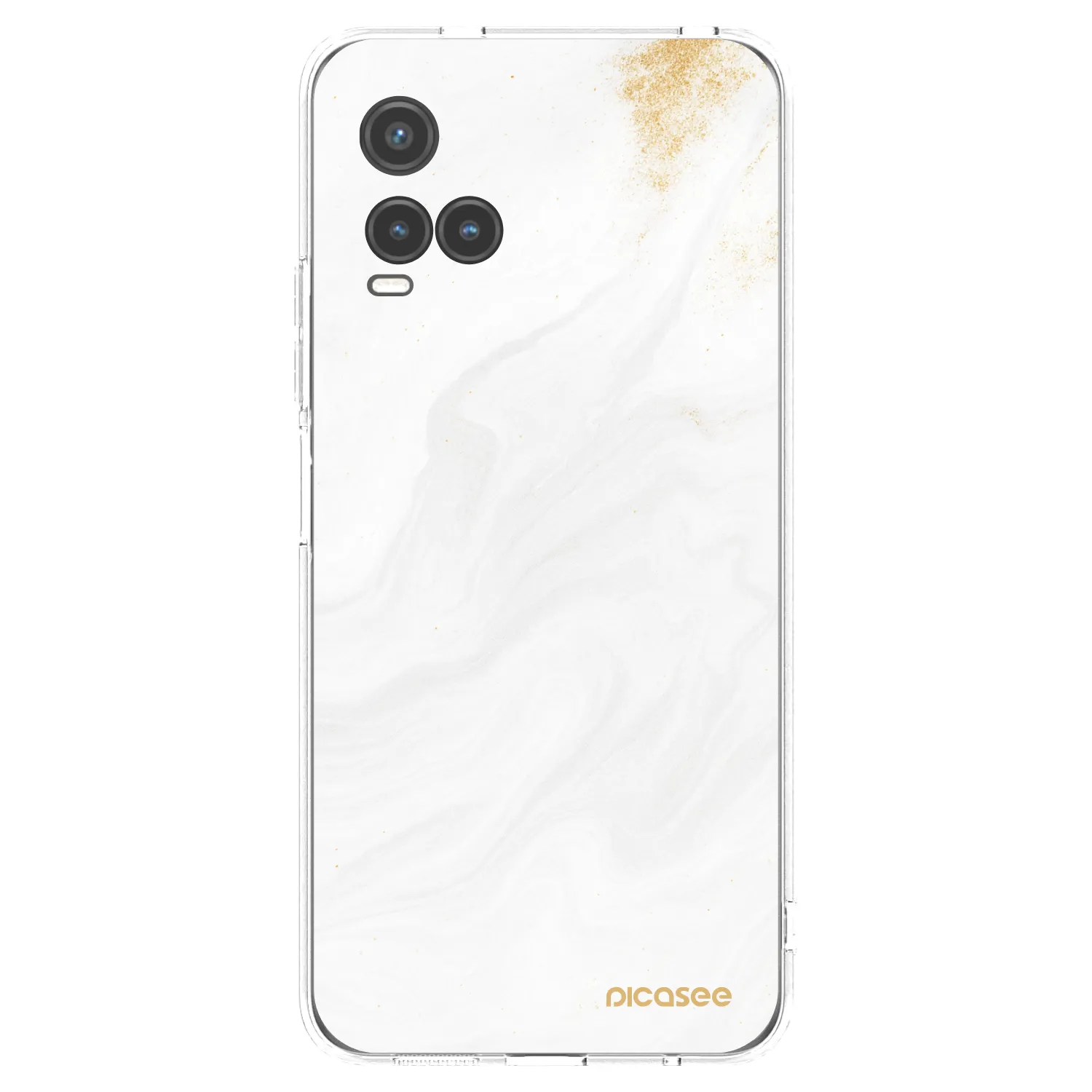 Picasee silikonowe przeźroczyste etui na Vivo Y33s - White