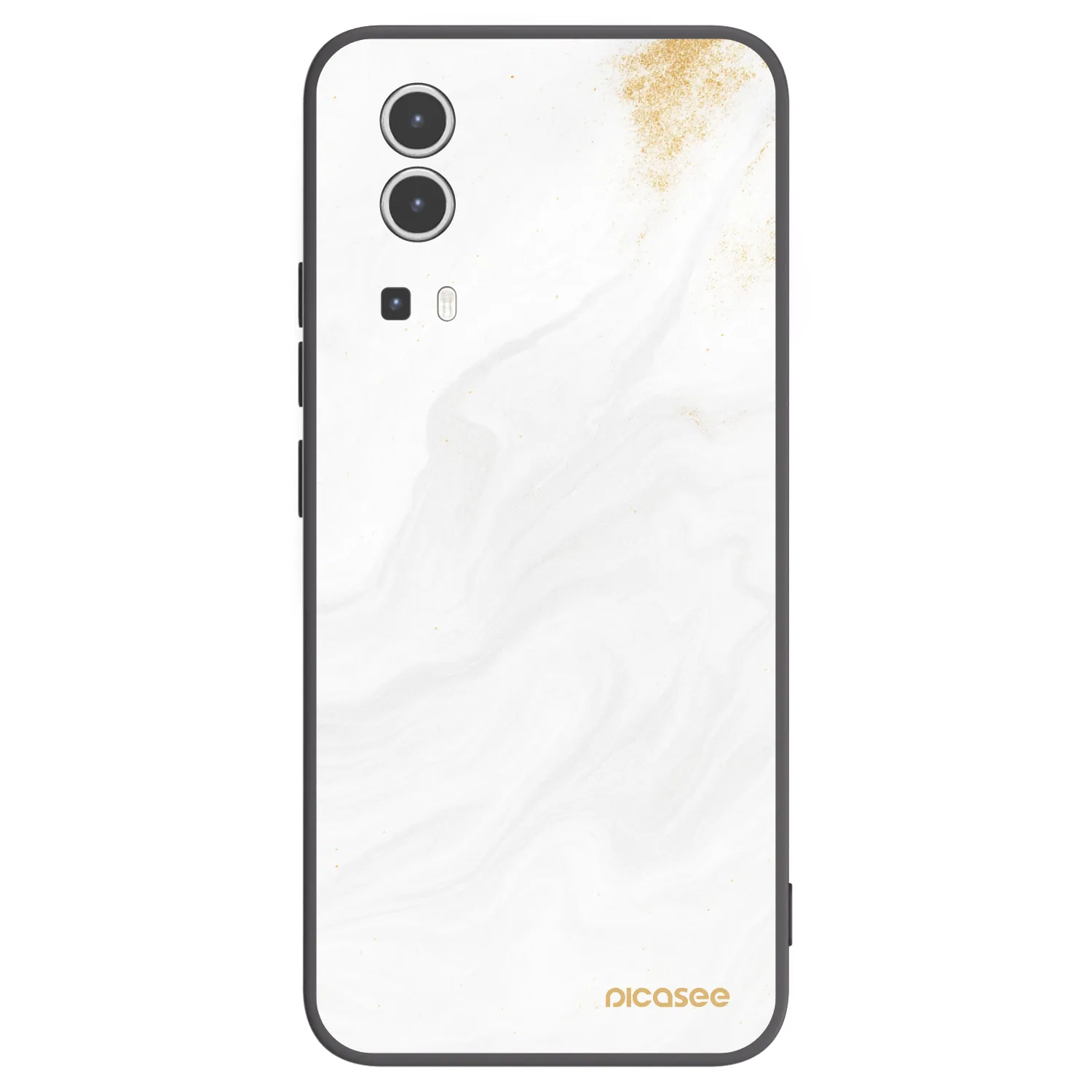 Picasee silikonowe czarne etui na Vivo Y72 5G - White