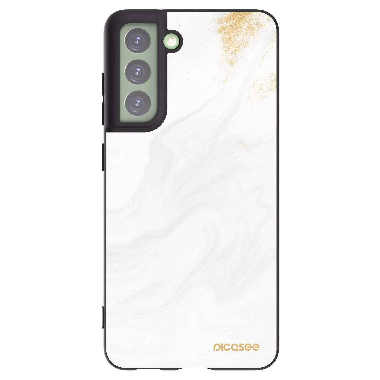 Picasee silikonowe czarne etui na Samsung Galaxy S21 FE 5G - White