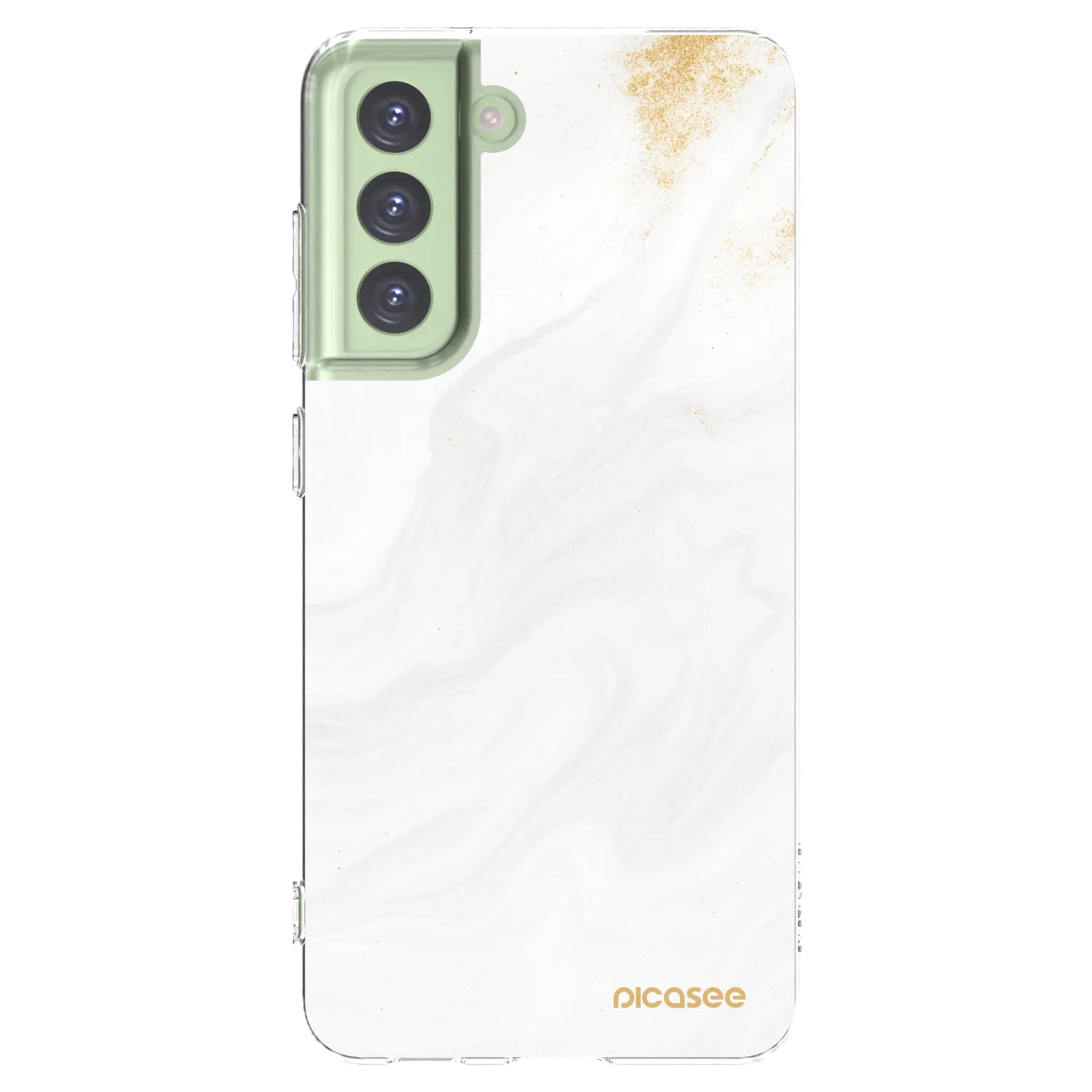 Picasee silikonowe przeźroczyste etui na Samsung Galaxy S21 FE 5G - White