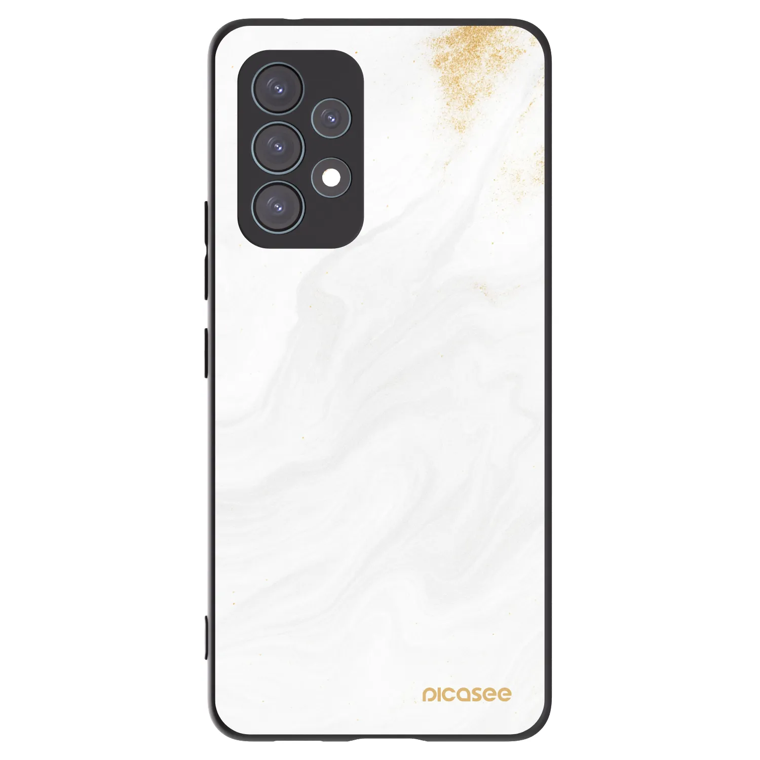 Picasee silikonowe czarne etui na Samsung Galaxy A53 5G A536 - White