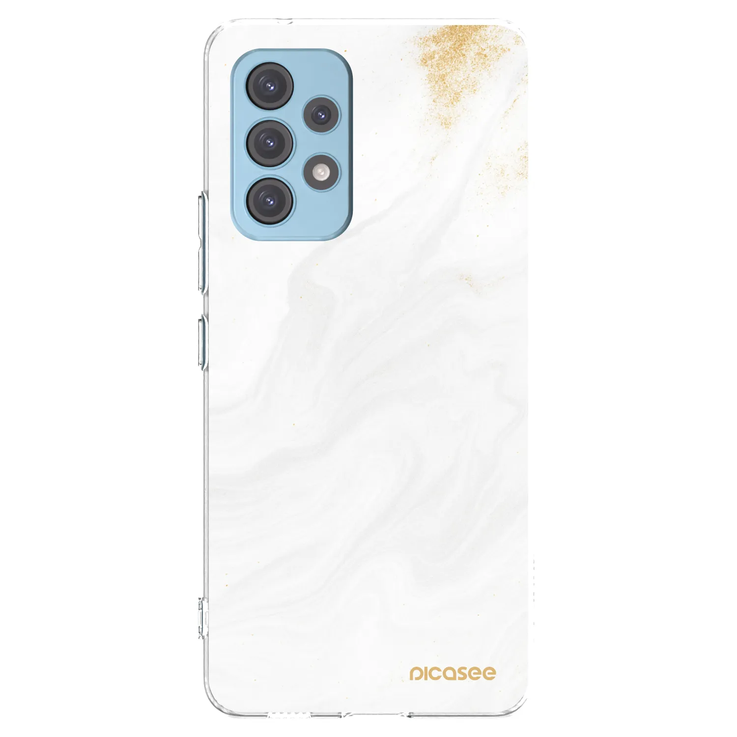 Picasee silikonowe przeźroczyste etui na Samsung Galaxy A53 5G A536 - White