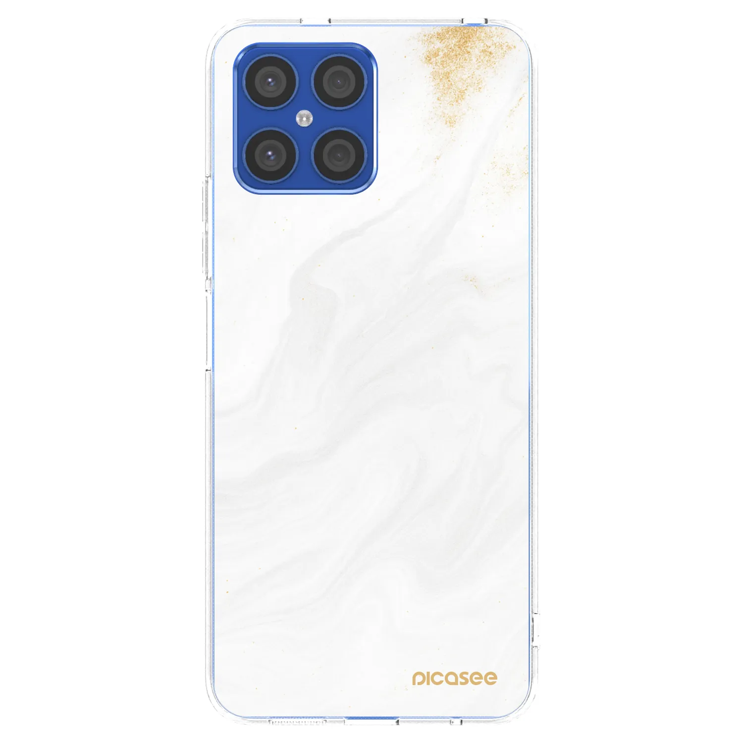 Picasee silikonowe przeźroczyste etui na Honor X8 4G - White