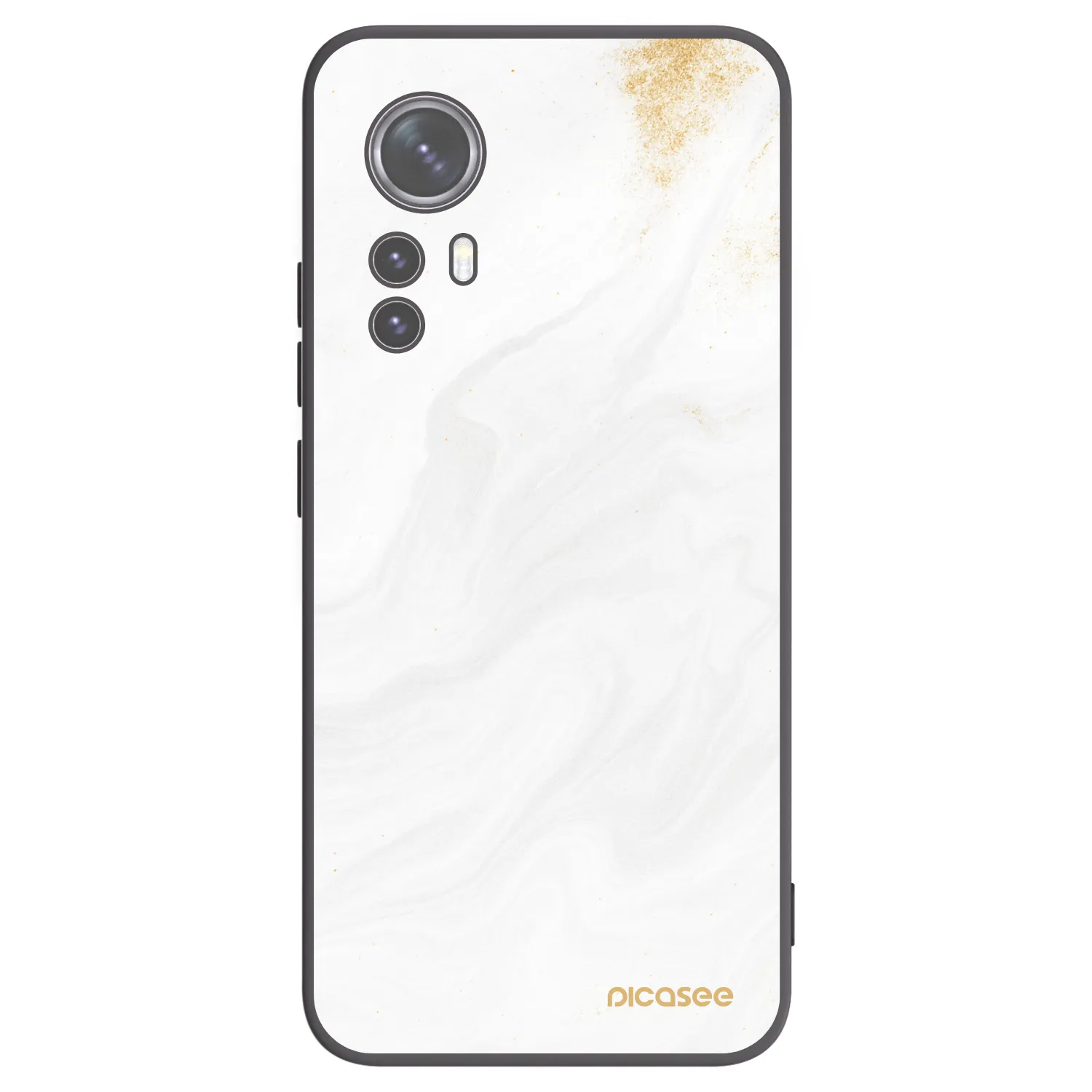 Picasee silikonowe czarne etui na Xiaomi 12X - White
