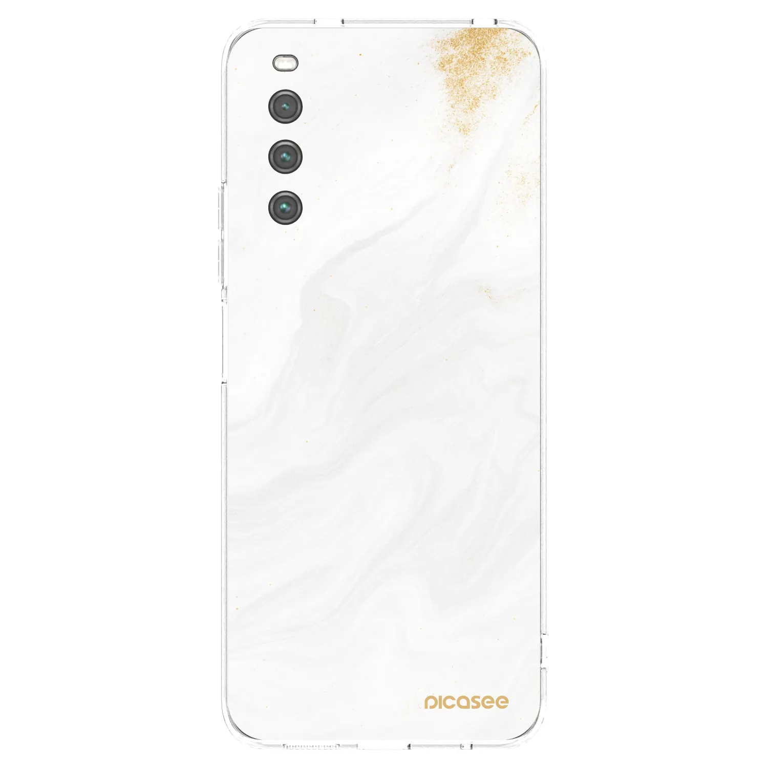 Picasee silikonowe przeźroczyste etui na Sony Xperia 10 IV 5G - White