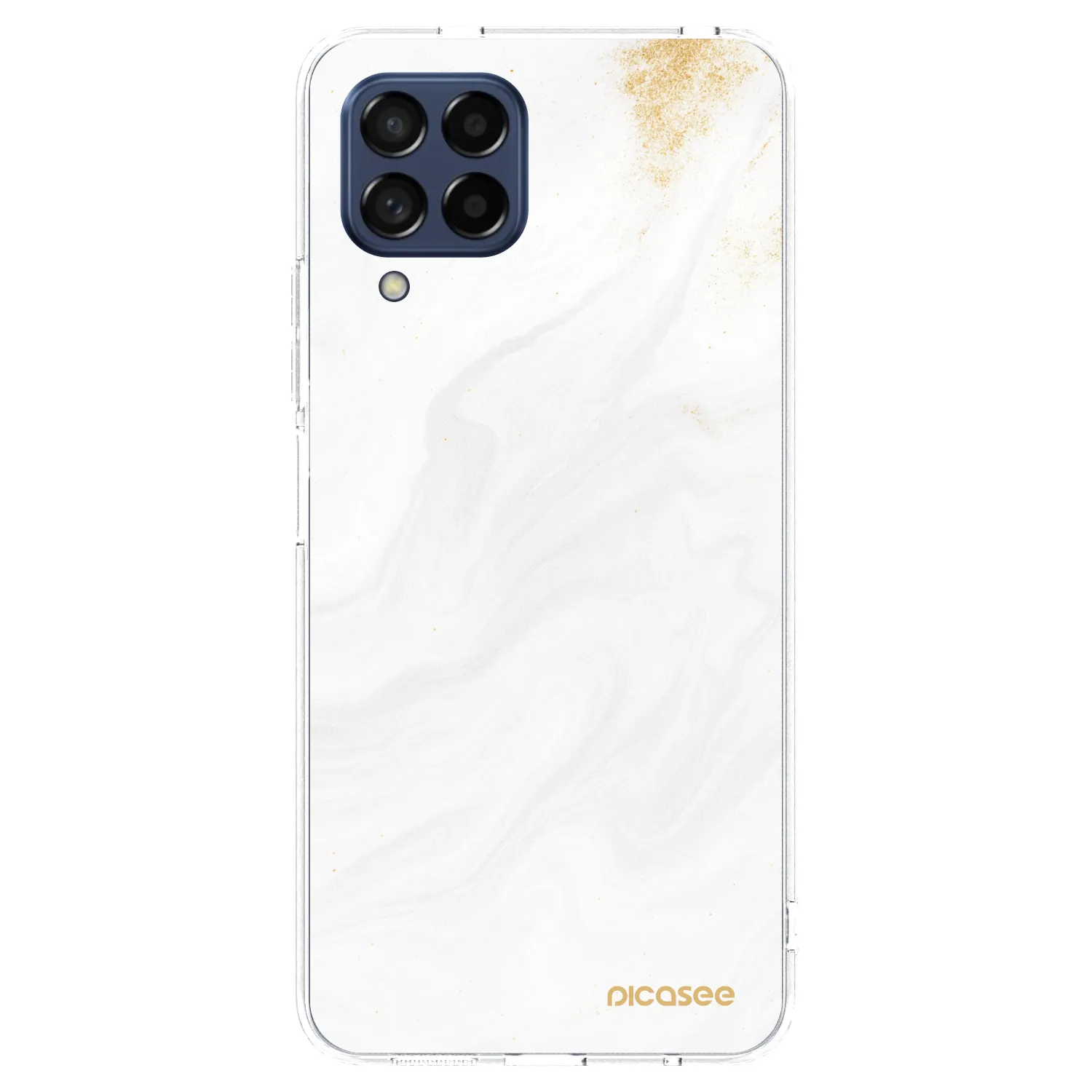 Picasee silikonowe przeźroczyste etui na Samsung Galaxy M53 5G - White