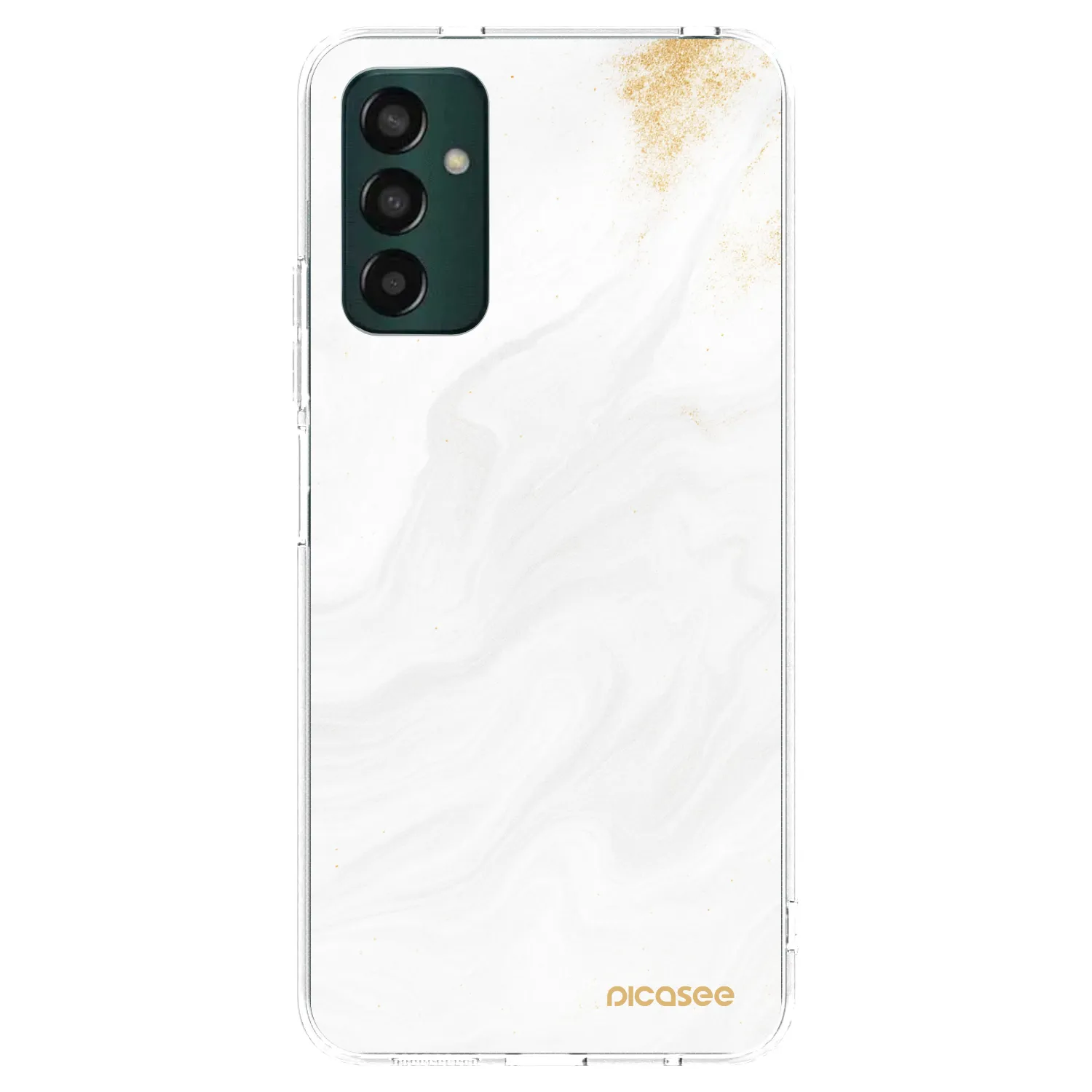 Picasee silikonowe przeźroczyste etui na Samsung Galaxy M13 M135F - White