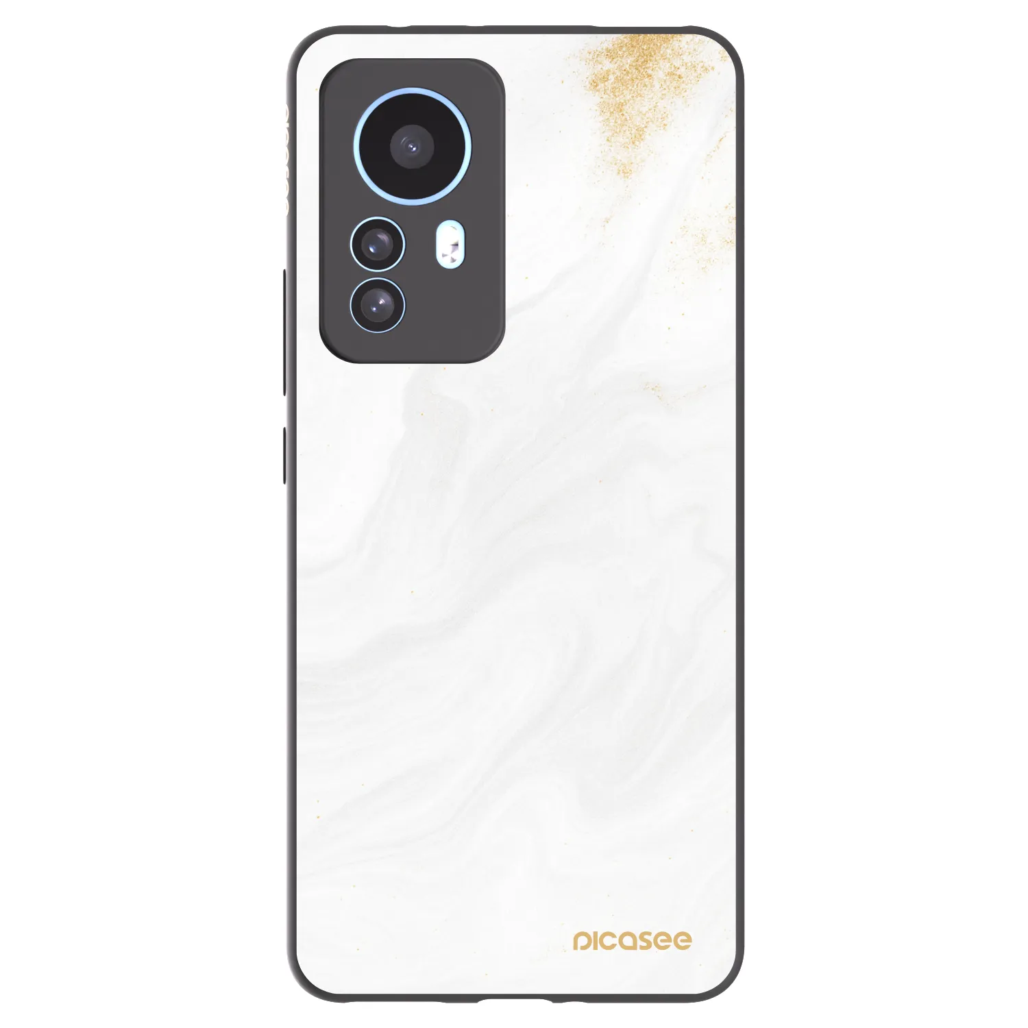 Picasee silikonowe czarne etui na Xiaomi 12T Pro - White