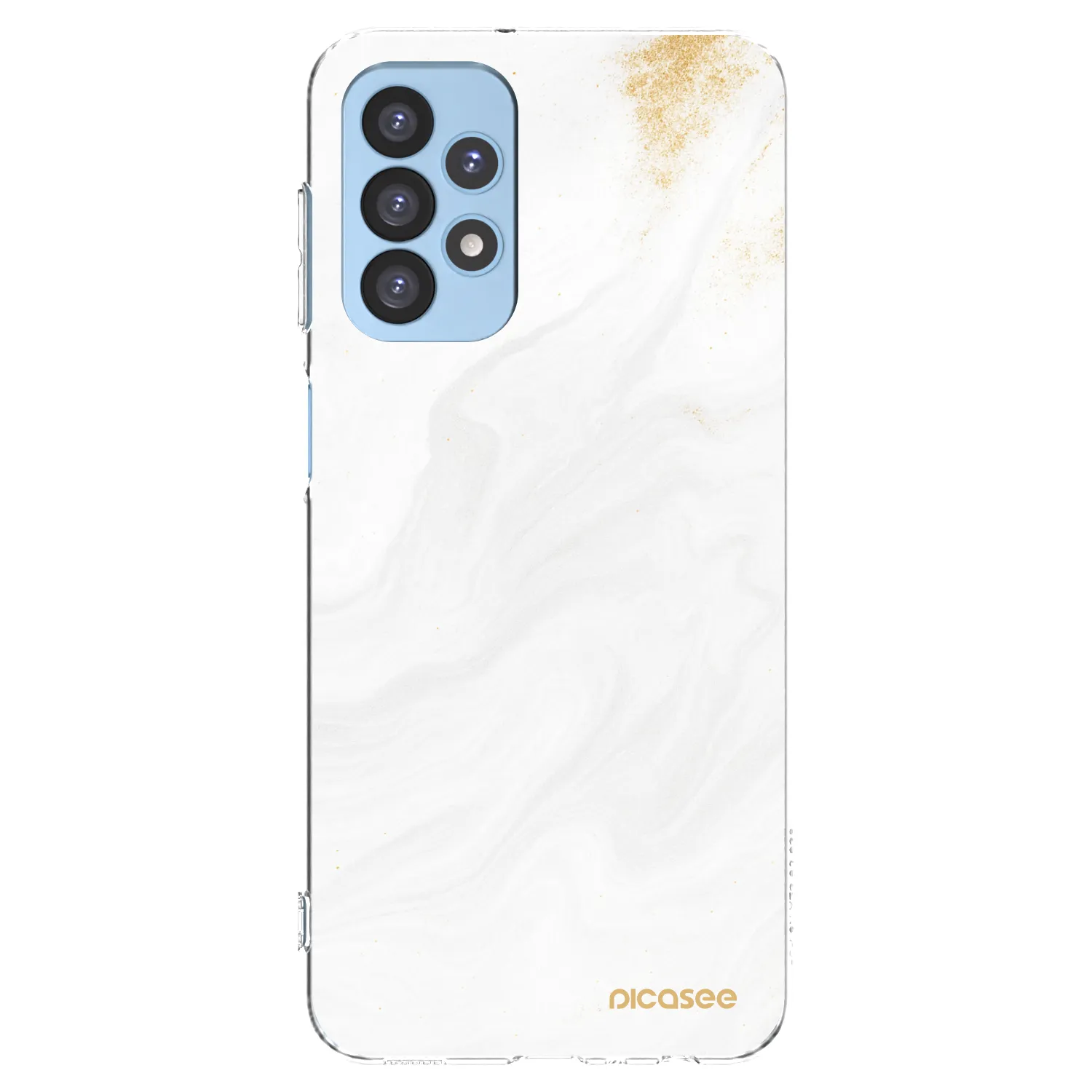 Picasee silikonowe przeźroczyste etui na Samsung Galaxy A23 A235F 4G - White