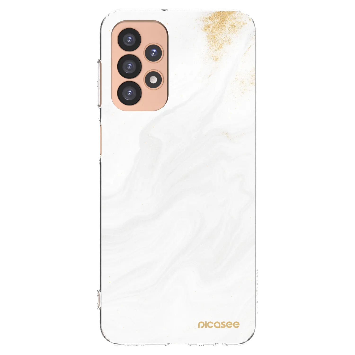 Picasee silikonowe przeźroczyste etui na Samsung Galaxy A23 A236B 5G - White
