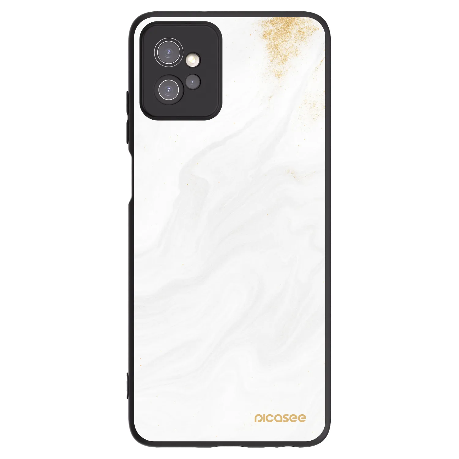 Picasee silikonowe czarne etui na Motorola Moto G32 - White