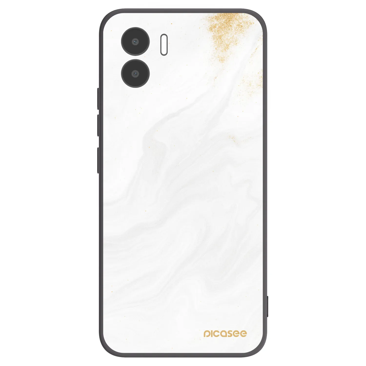 Picasee silikonowe czarne etui na Xiaomi Redmi A1 - White