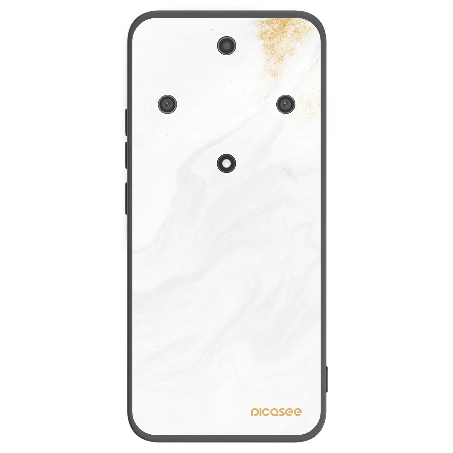 Picasee silikonowe czarne etui na Honor Magic5 Lite 5G - White
