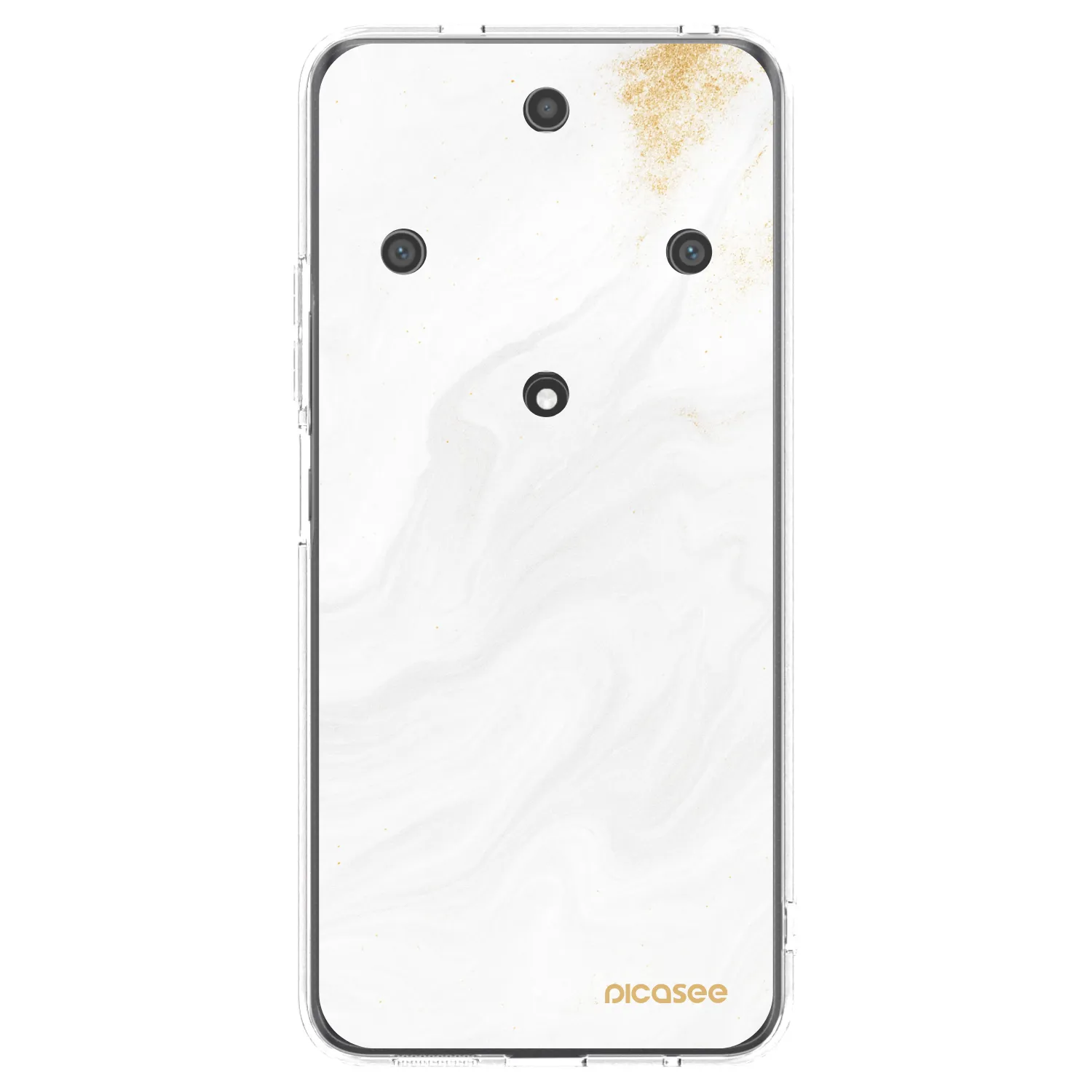 Picasee silikonowe przeźroczyste etui na Honor Magic5 Lite 5G - White