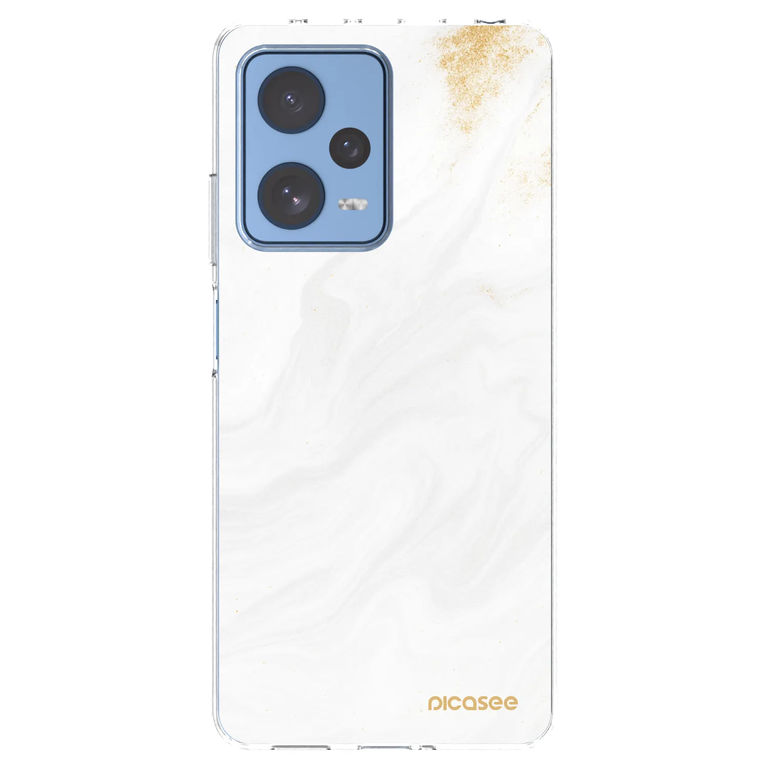 Picasee silikonowe przeźroczyste etui na Xiaomi Redmi Note 12 Pro 5G - White