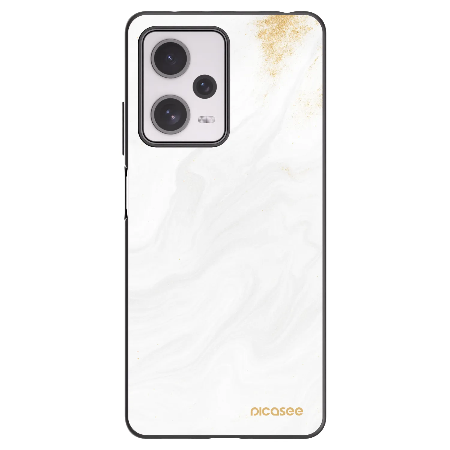 Picasee silikonowe czarne etui na Xiaomi Redmi Note 12 Pro+ 5G - White