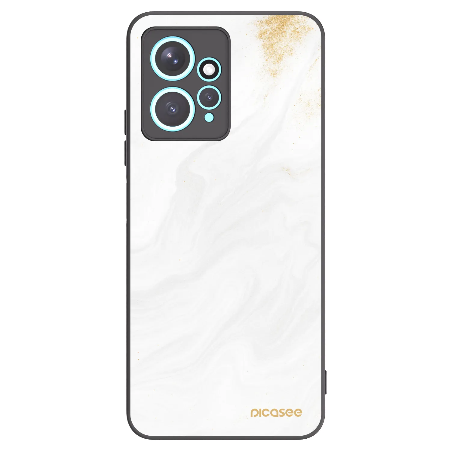 Picasee silikonowe czarne etui na Xiaomi Redmi Note 12 4G - White