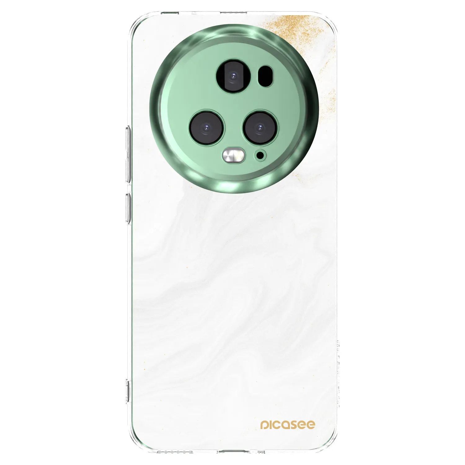 Picasee silikonowe przeźroczyste etui na Honor Magic5 Pro - White