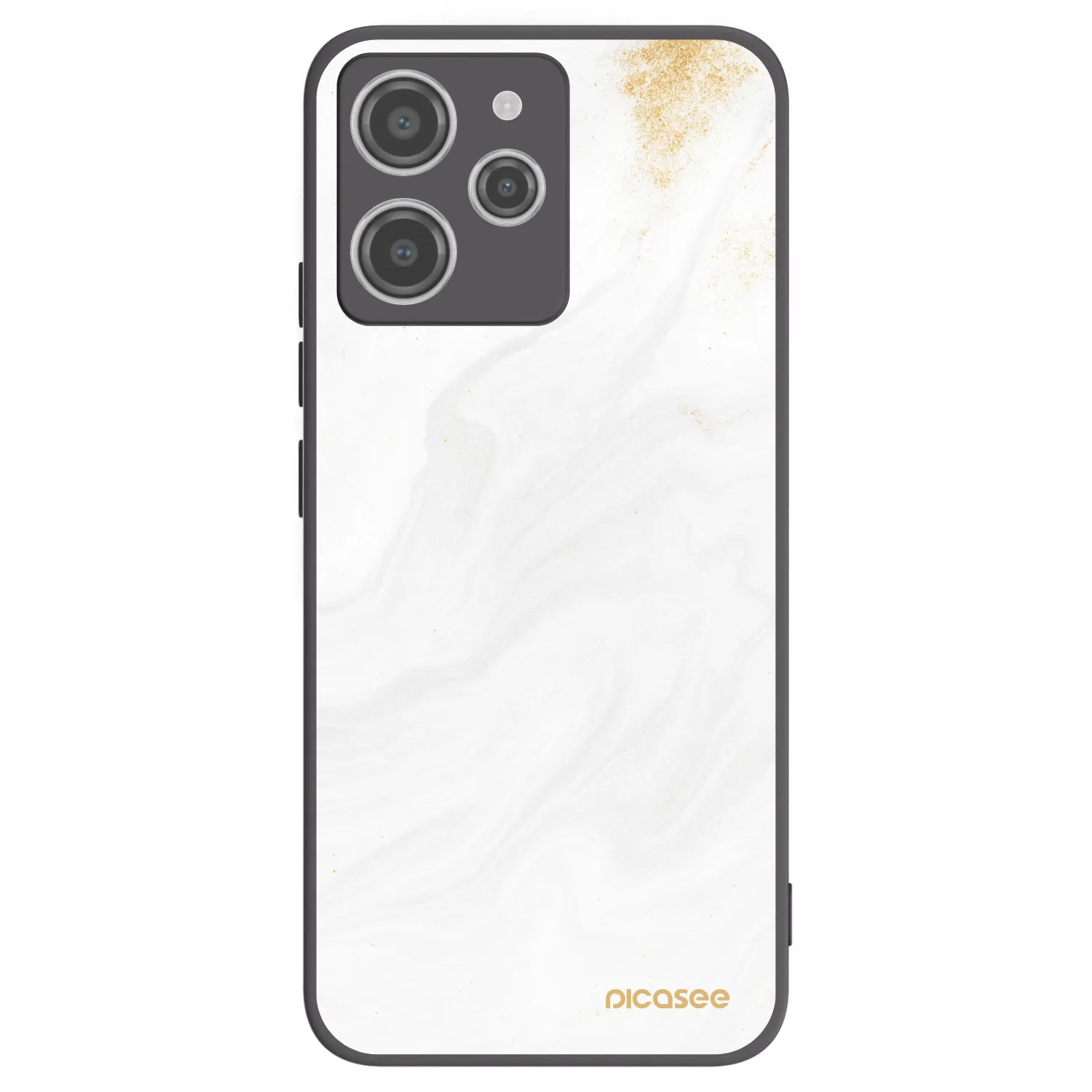 Picasee silikonowe czarne etui na Xiaomi Redmi 12 4G - White