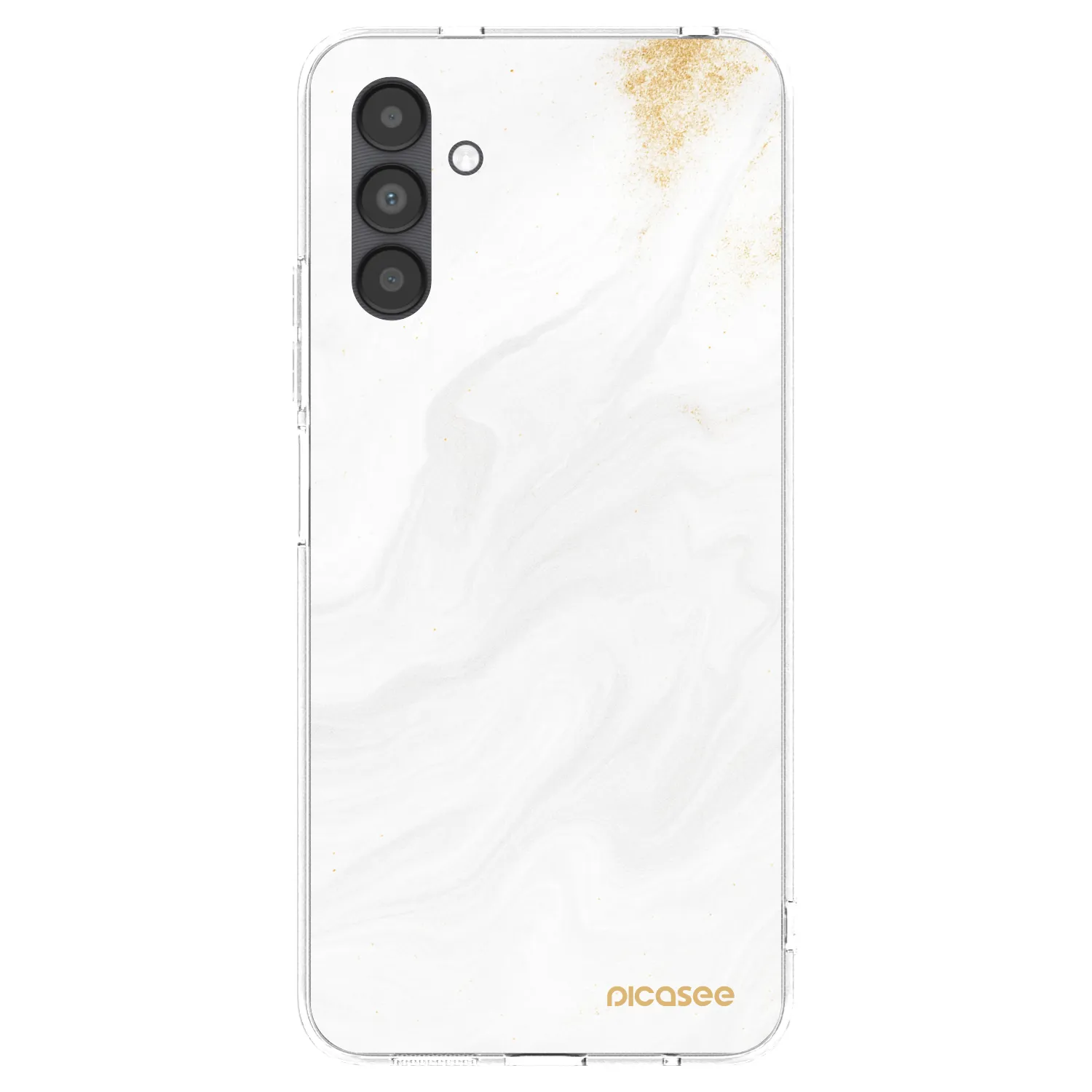Picasee silikonowe przeźroczyste etui na Samsung Galaxy A04s A047F - White
