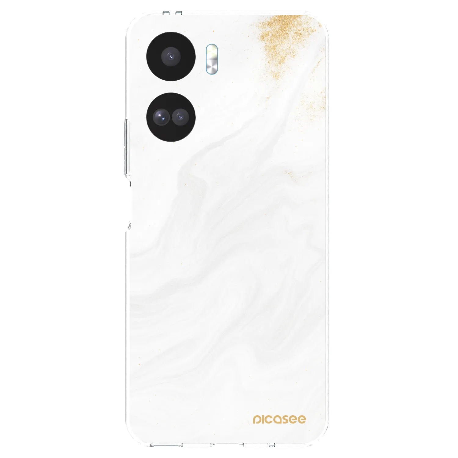 Picasee silikonowe przeźroczyste etui na Honor 90 Lite 5G - White