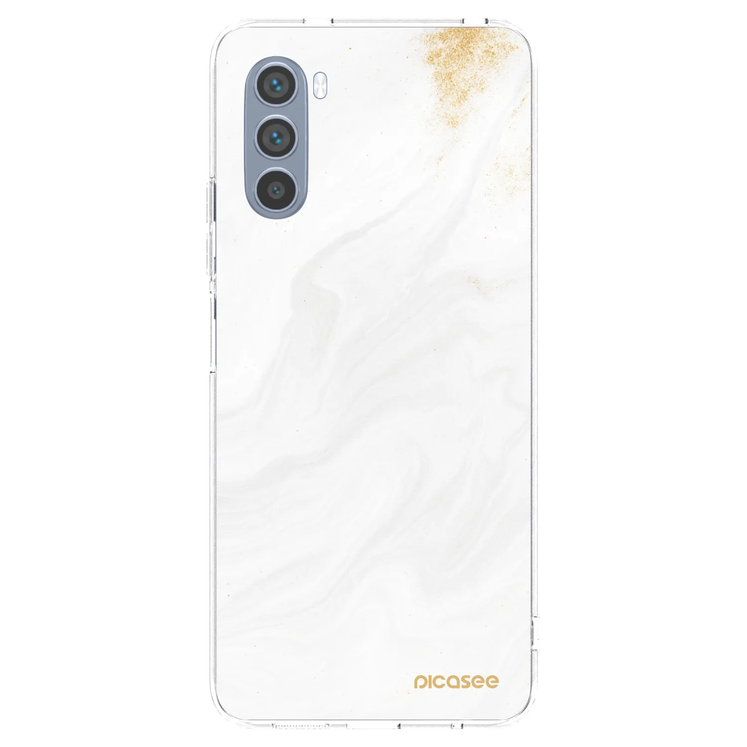 Picasee silikonowe przeźroczyste etui na Motorola Moto G62 - White