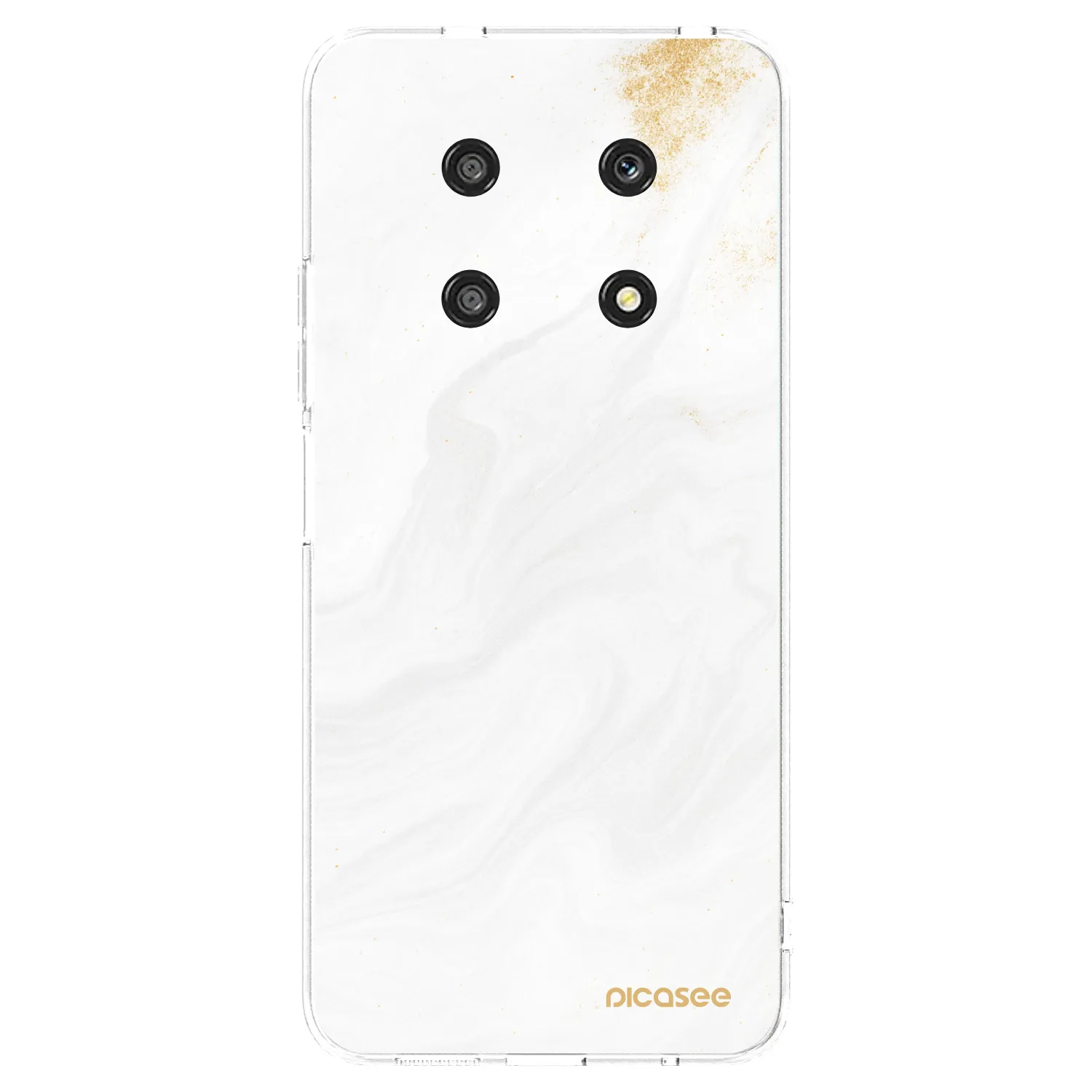 Picasee silikonowe przeźroczyste etui na Honor Magic4 Lite 5G - White