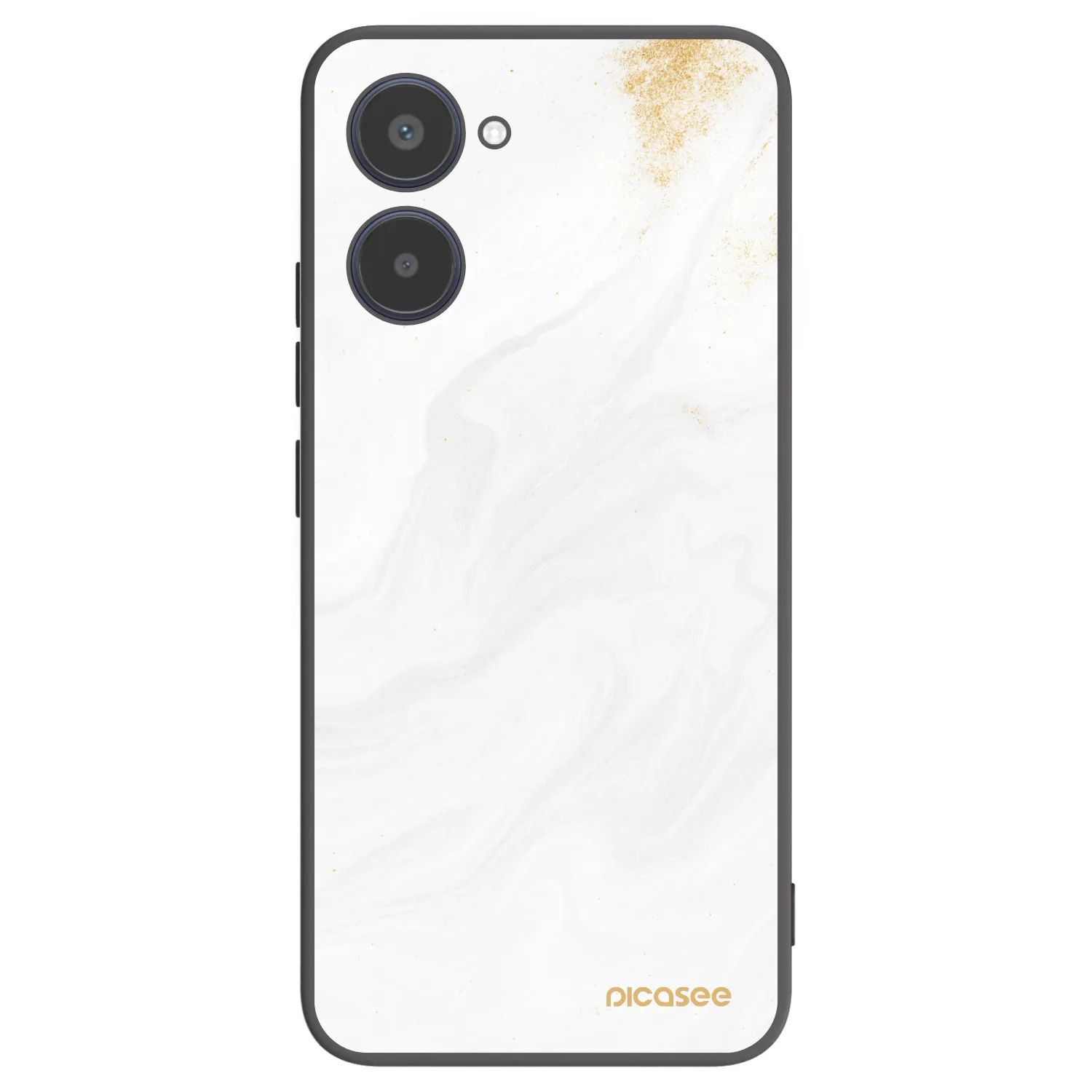 Picasee silikonowe czarne etui na Realme 10 4G - White