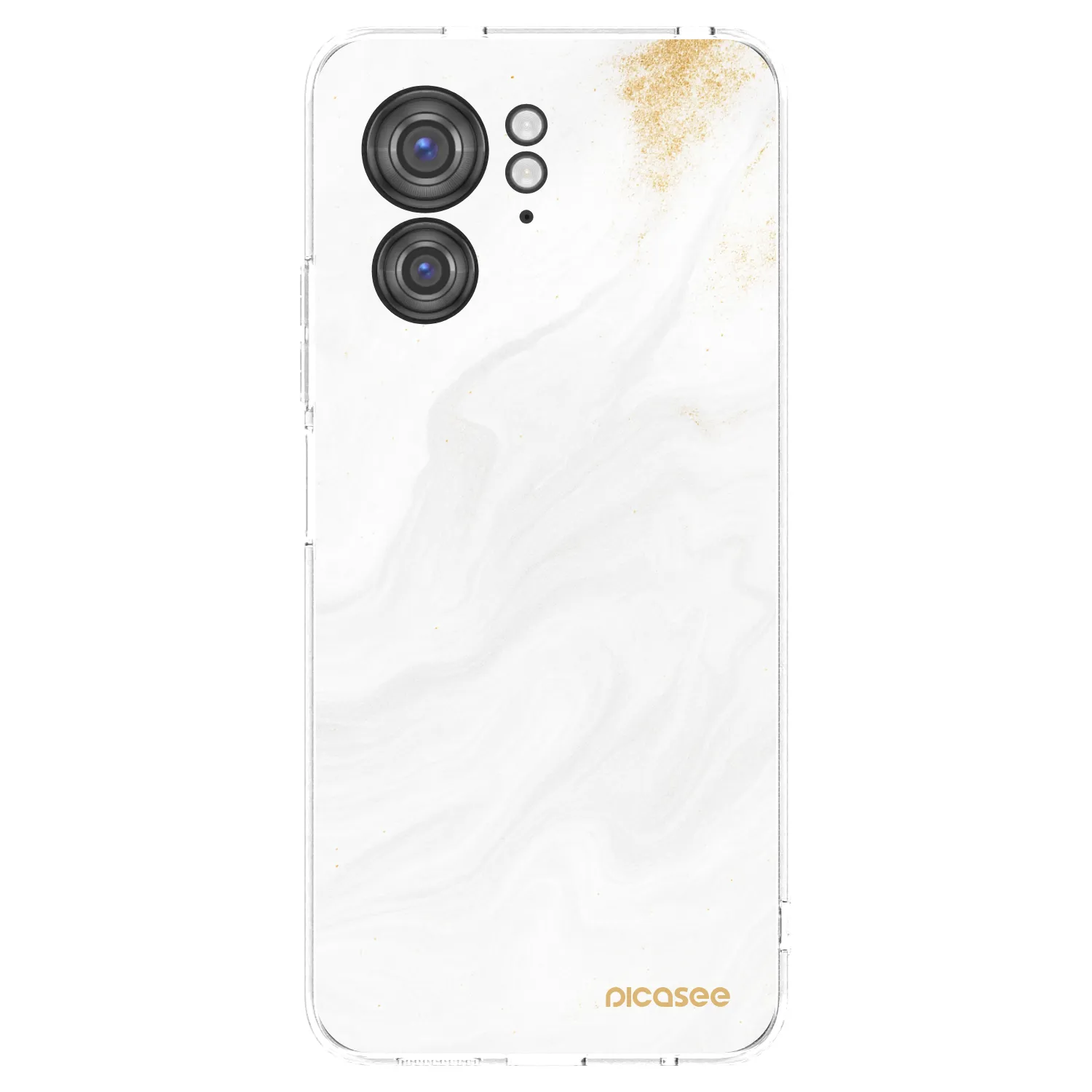 Picasee silikonowe przeźroczyste etui na Motorola Edge 40 - White