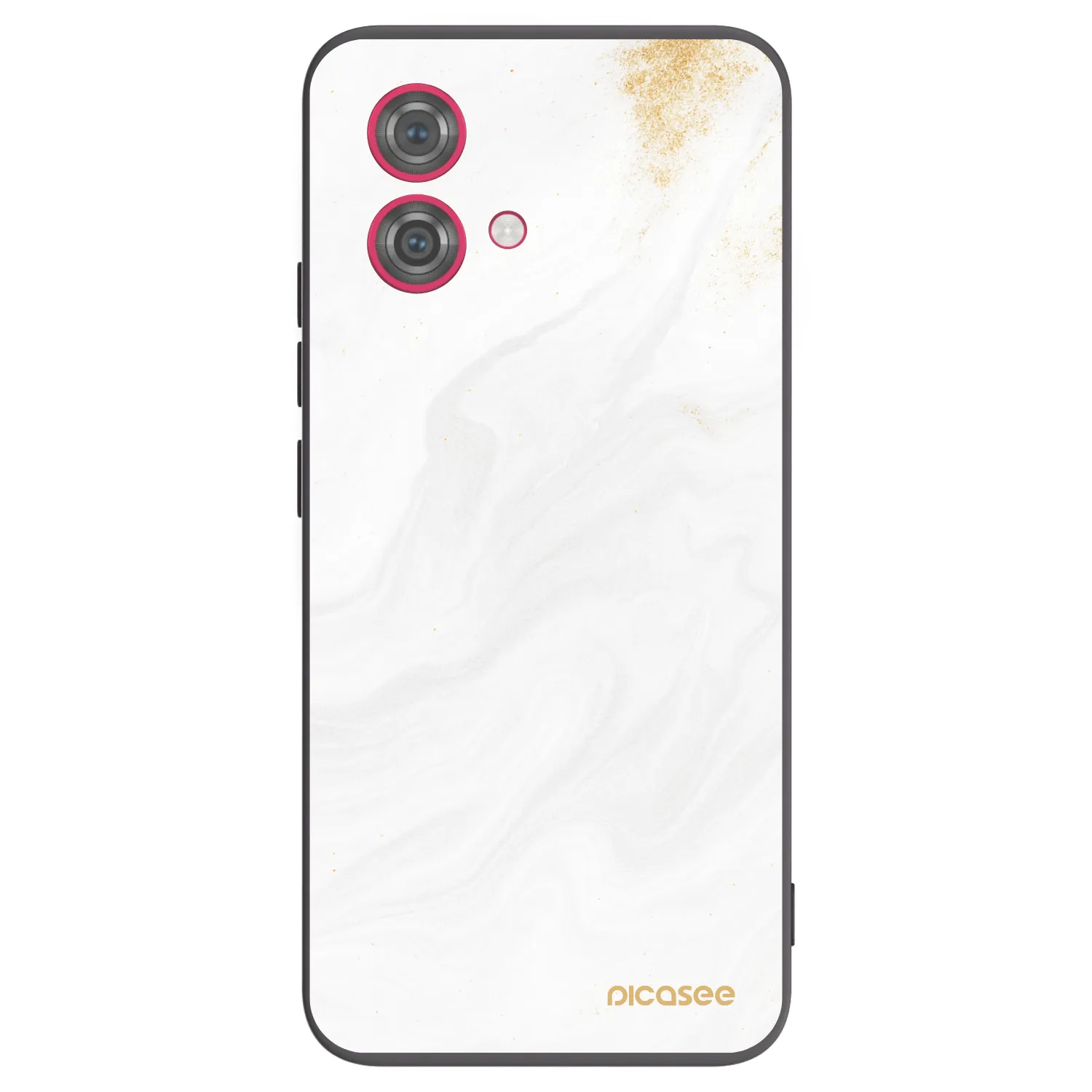 Picasee silikonowe czarne etui na Motorola Moto G84 5G - White