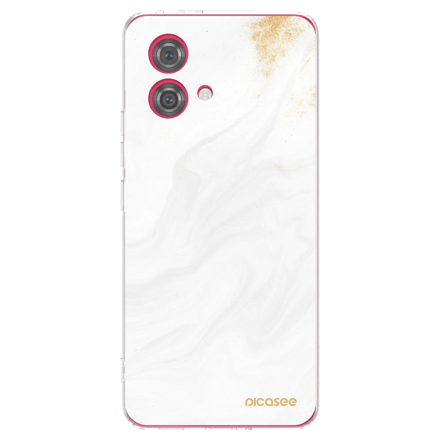 Picasee silikonowe przeźroczyste etui na Motorola Moto G84 5G - White