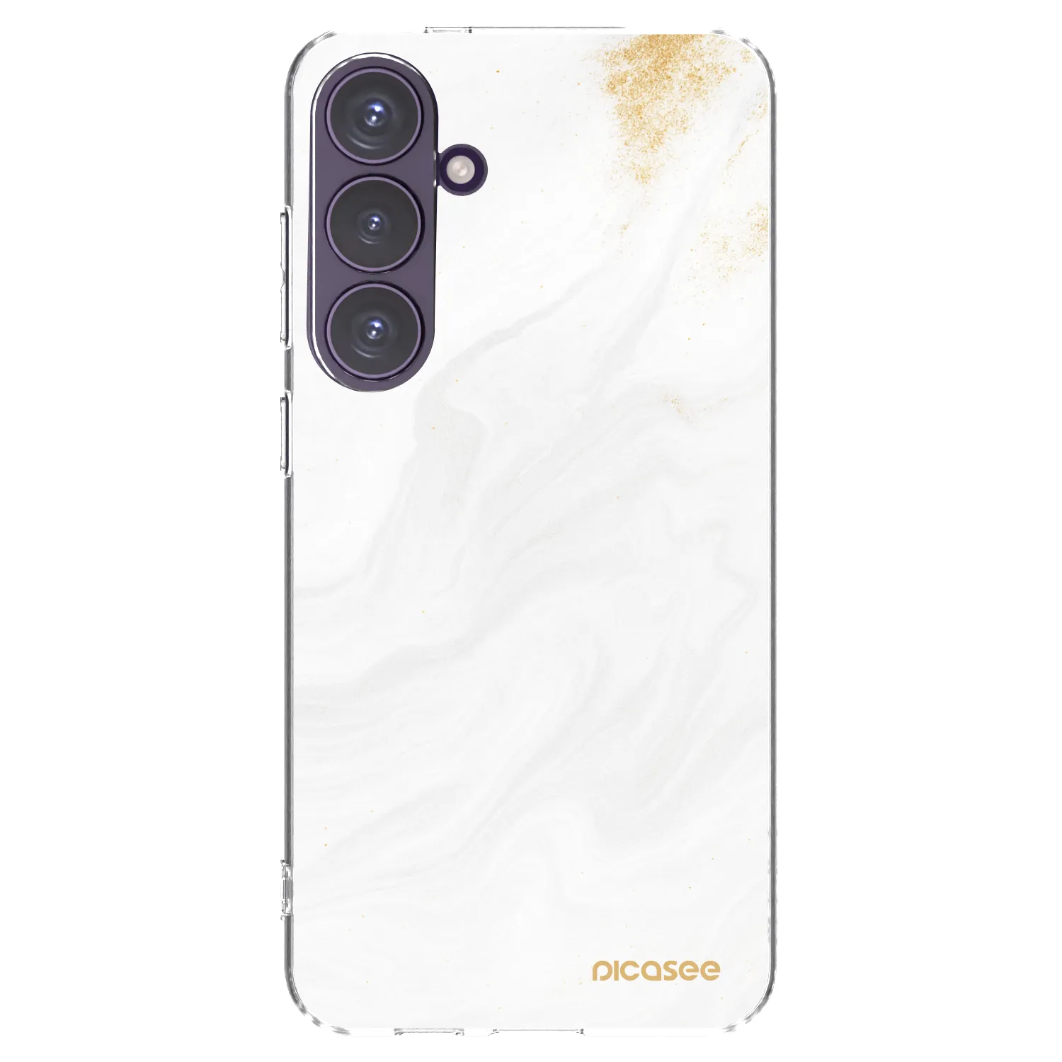 Picasee silikonowe przeźroczyste etui na Samsung Galaxy S24+ S926B 5G - White
