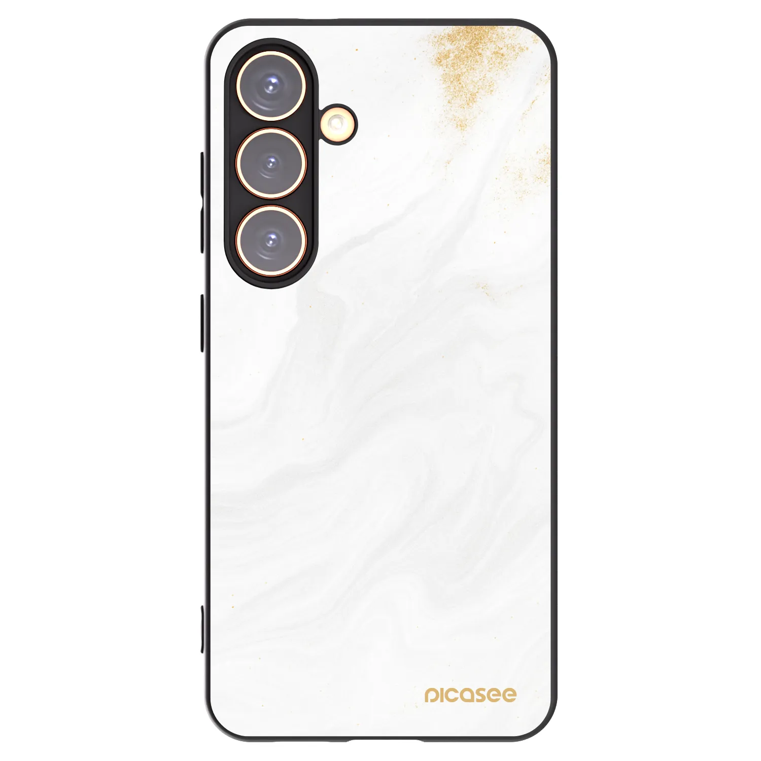Picasee silikonowe czarne etui na Samsung Galaxy S24 S921B 5G - White
