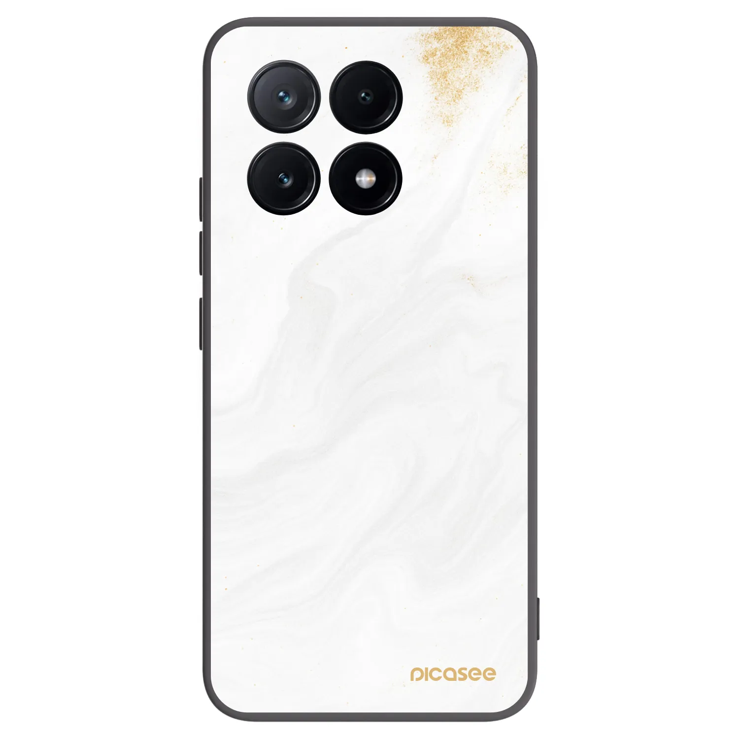 Picasee silikonowe czarne etui na Xiaomi Poco X6 Pro - White