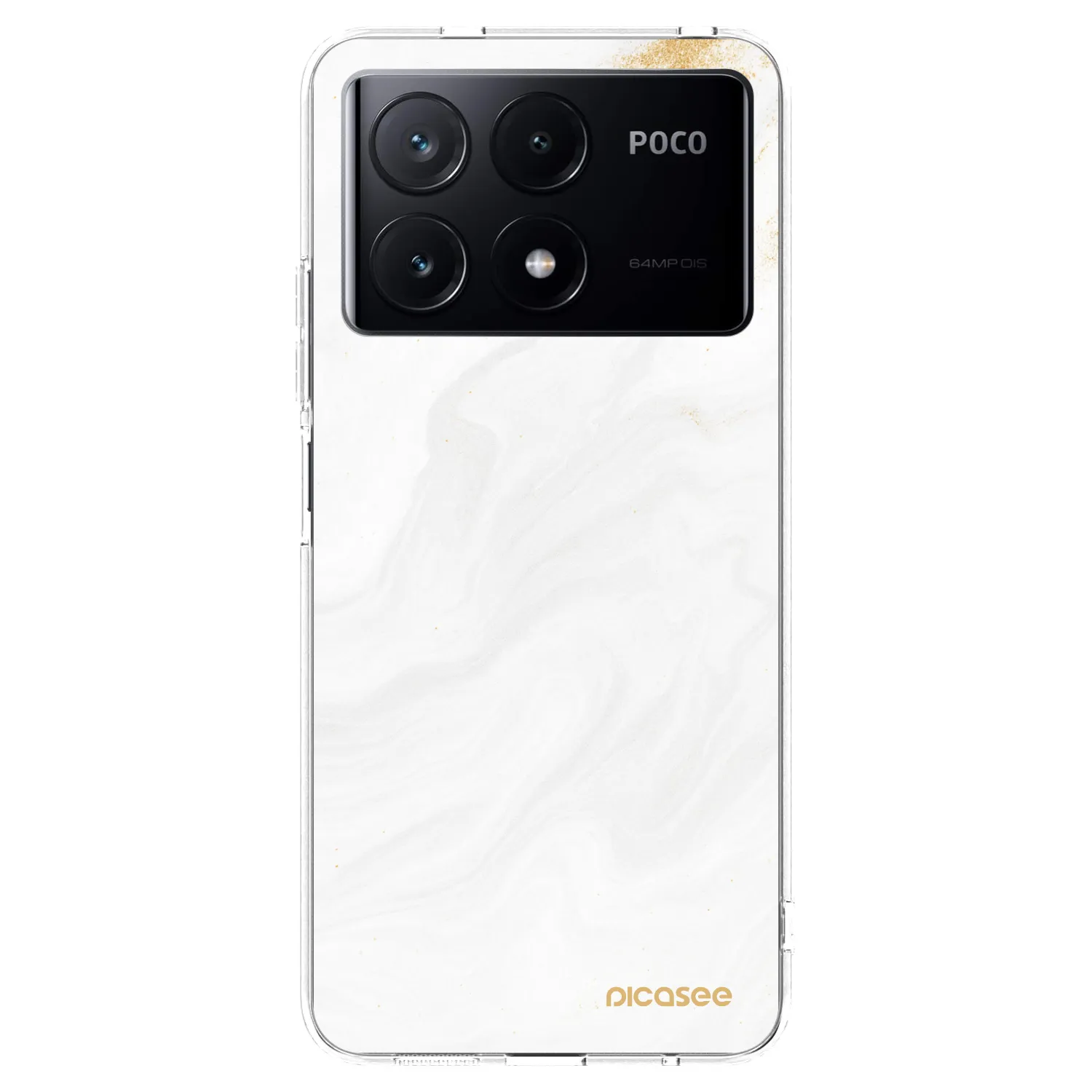 Picasee silikonowe przeźroczyste etui na Xiaomi Poco X6 Pro - White