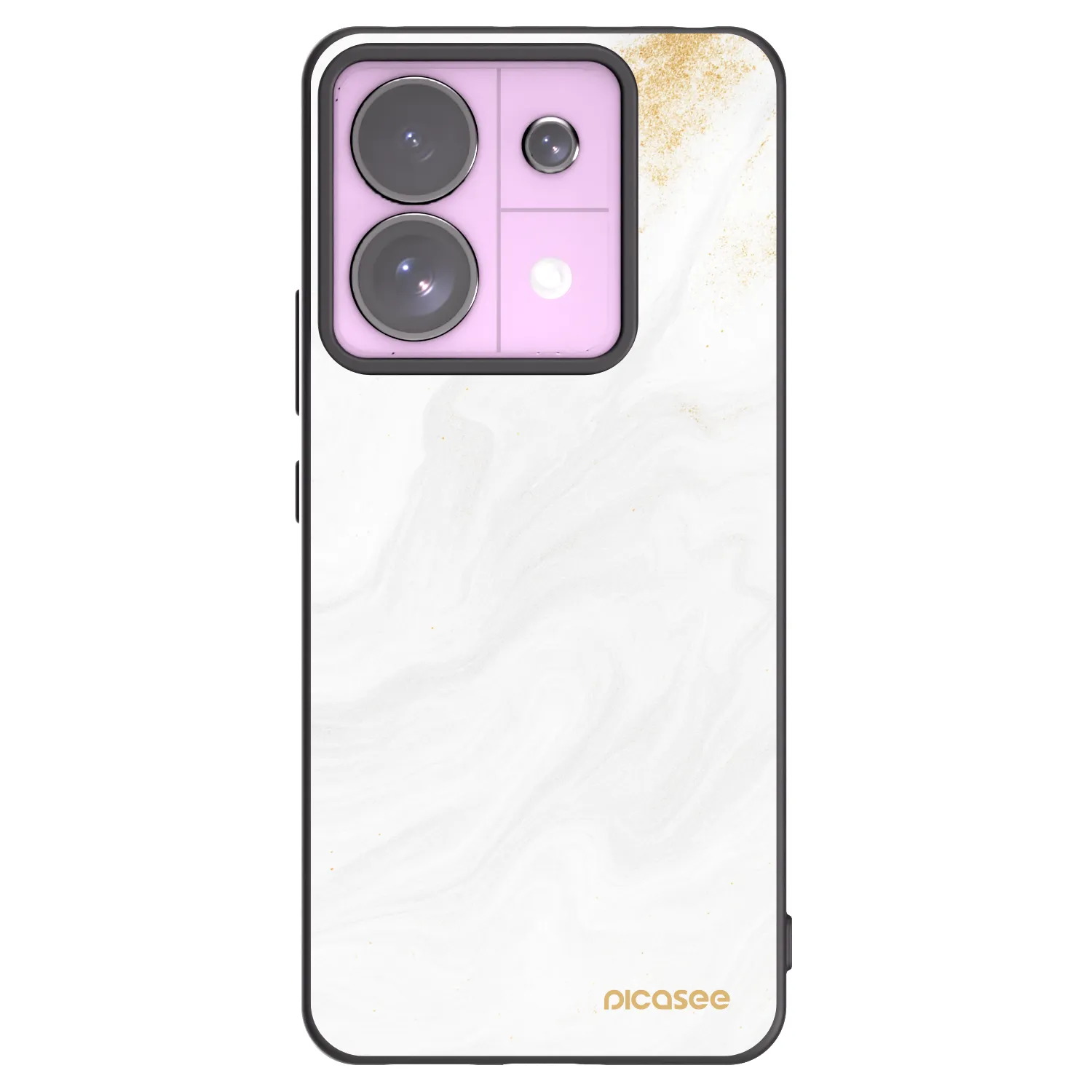 Picasee silikonowe czarne etui na Xiaomi Redmi Note 13 Pro 5G - White