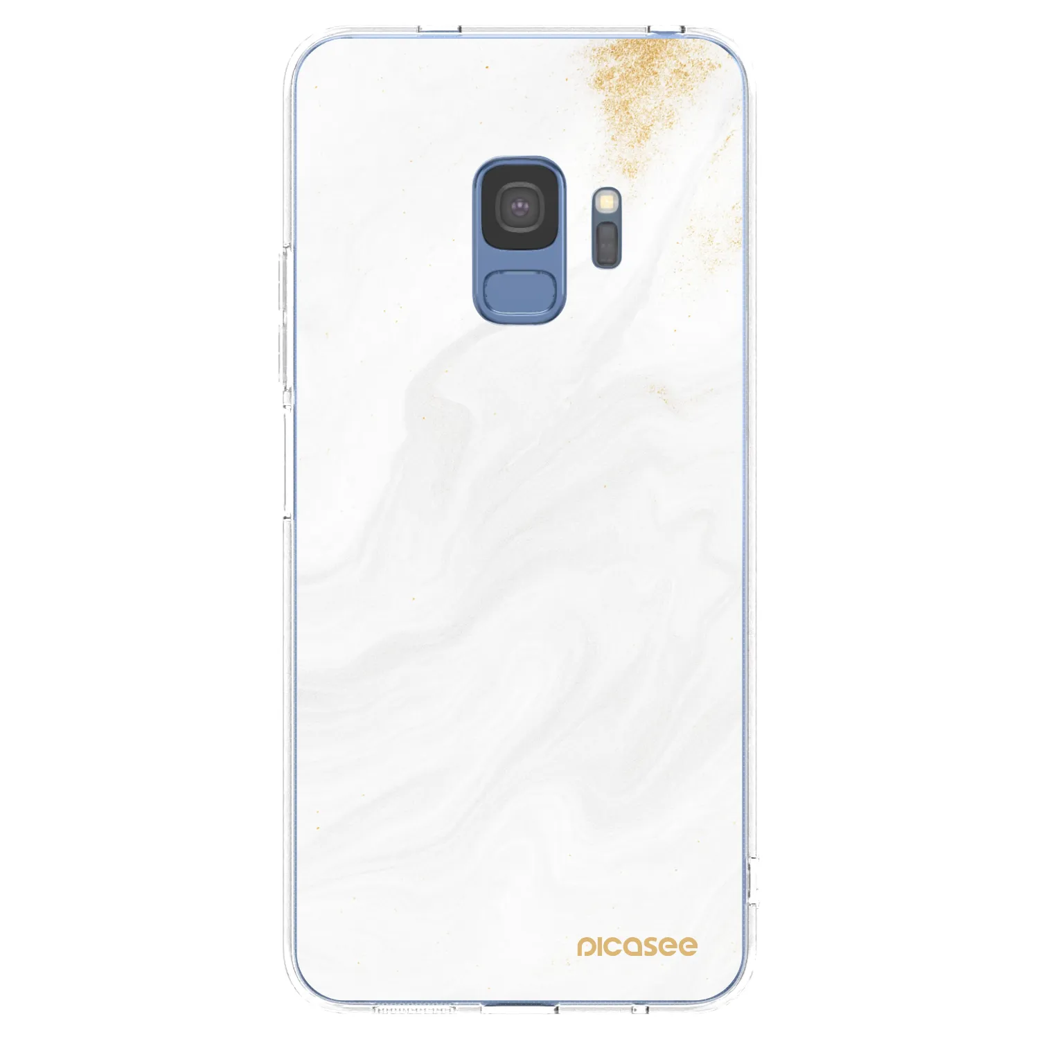 Picasee silikonowe przeźroczyste etui na Samsung Galaxy S9 G960F - White