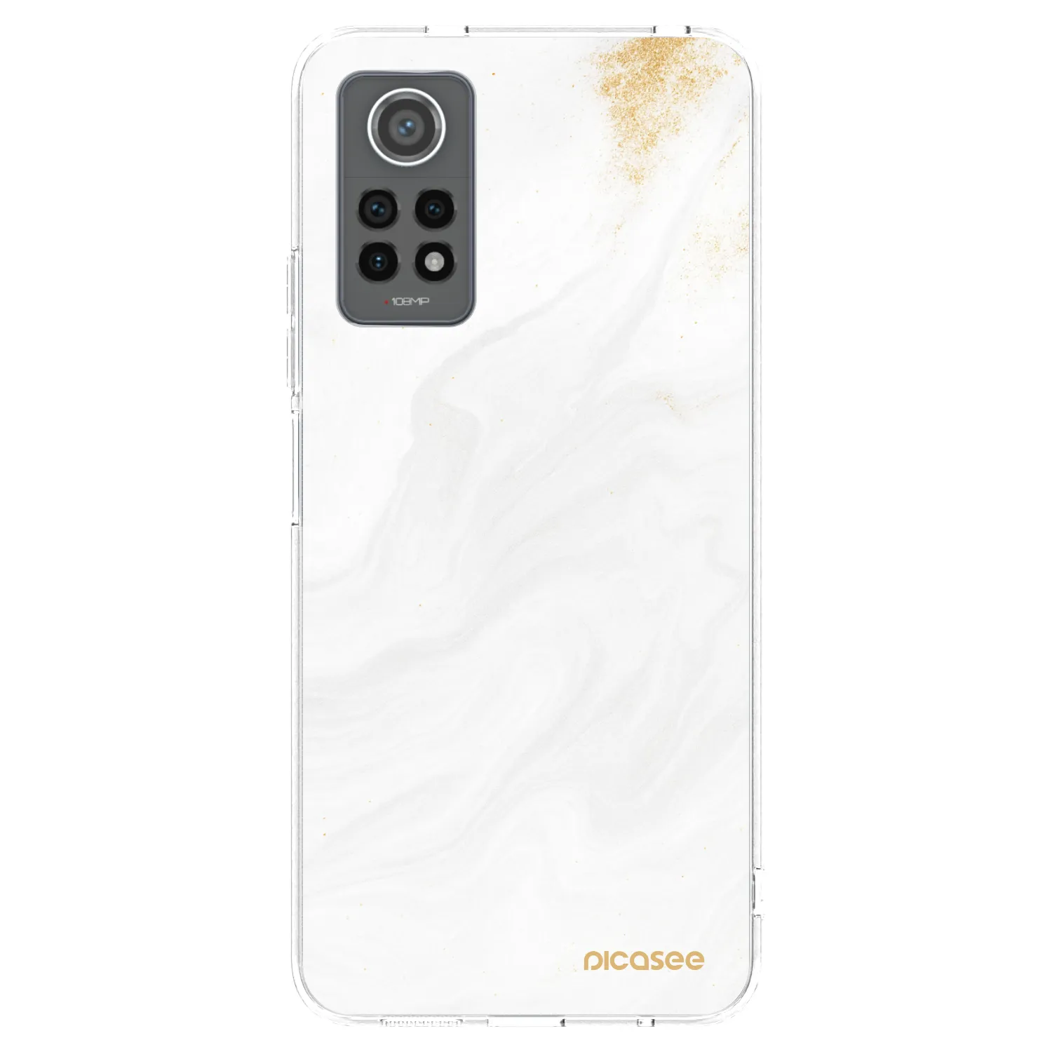 Picasee silikonowe przeźroczyste etui na Xiaomi Redmi Note 12 Pro 4G - White