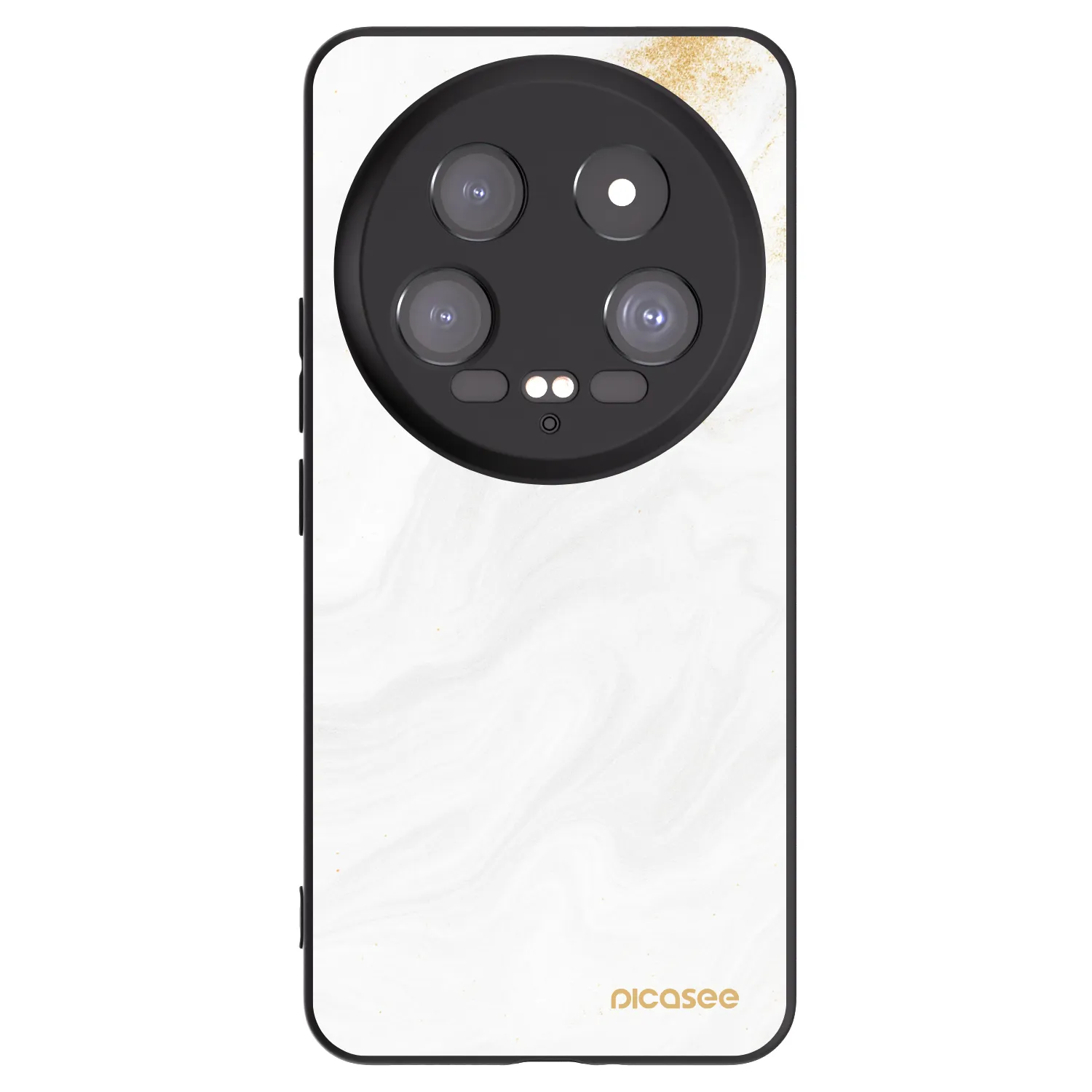 Picasee silikonowe czarne etui na Xiaomi 14 Ultra - White