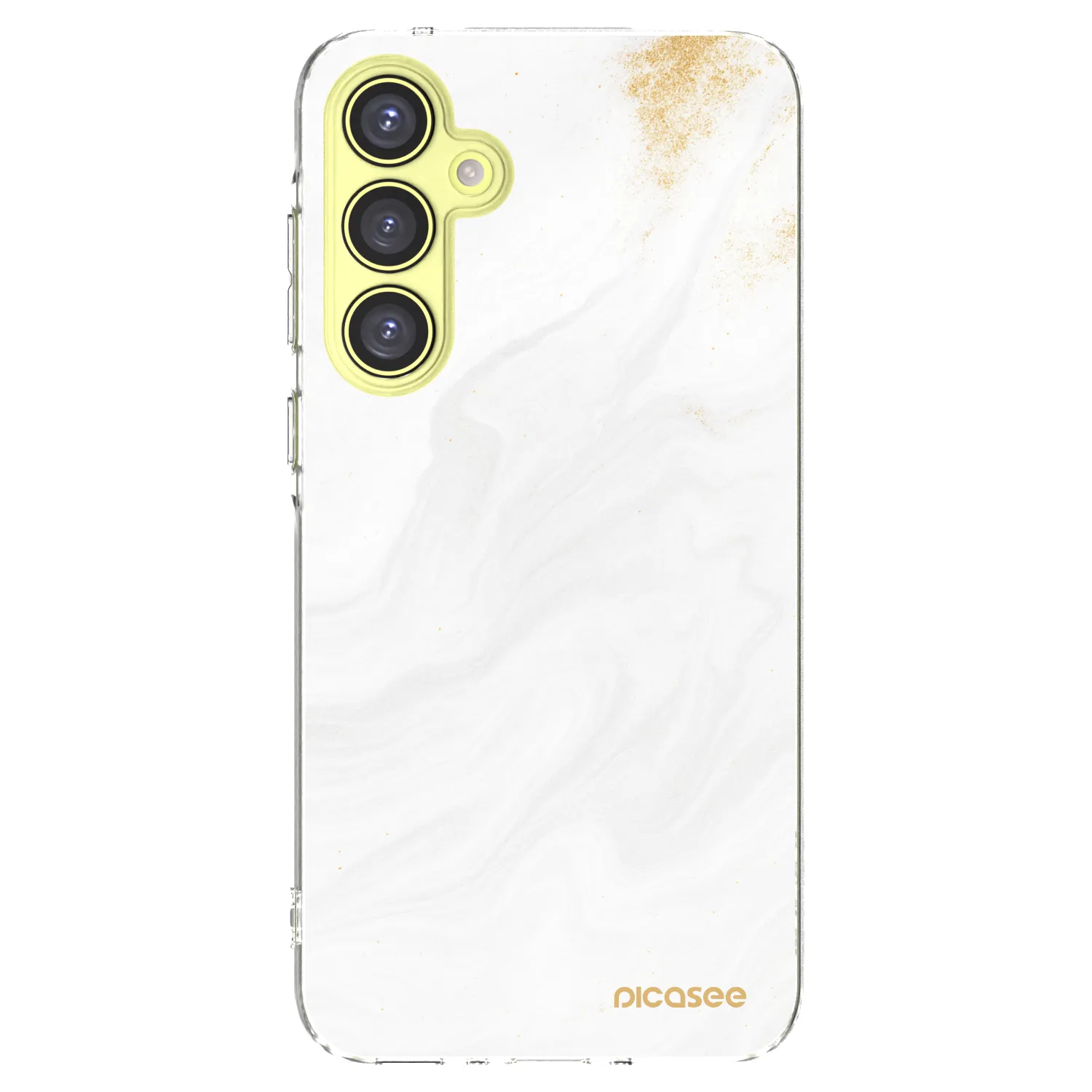 Picasee silikonowe przeźroczyste etui na Samsung Galaxy A35 5G A356B - White