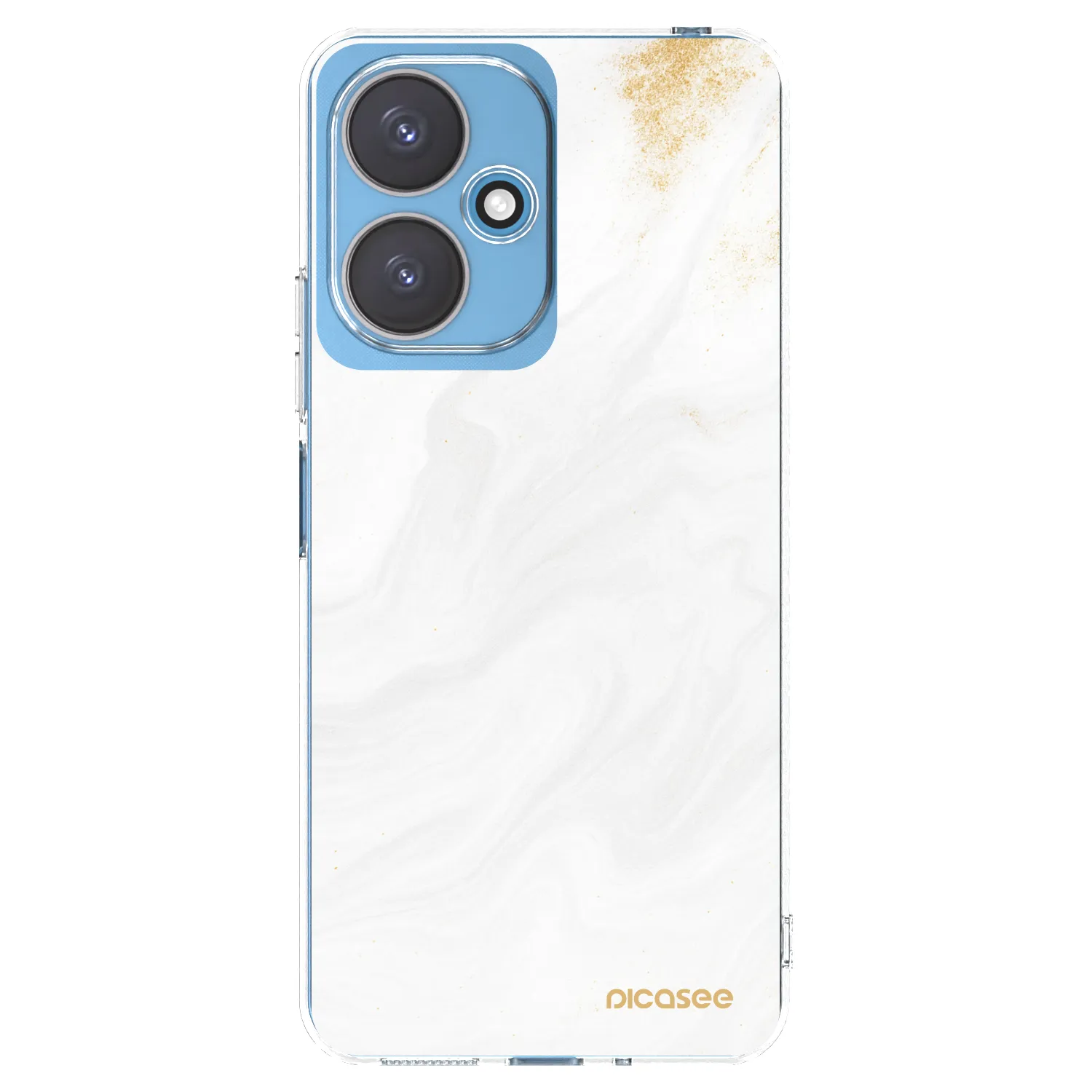 Picasee silikonowe przeźroczyste etui na Xiaomi Redmi 13C 5G - White