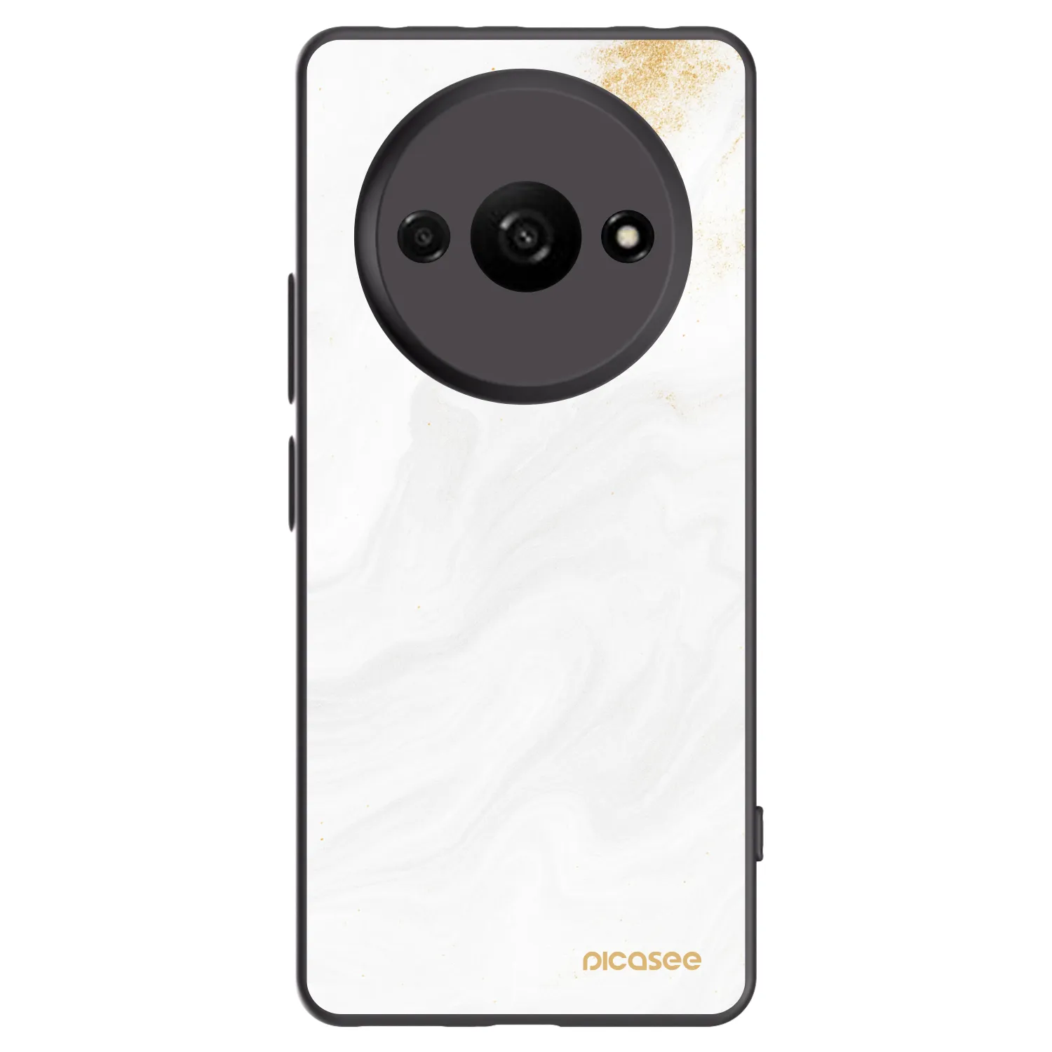 Picasee silikonowe czarne etui na Xiaomi Redmi A3 - White