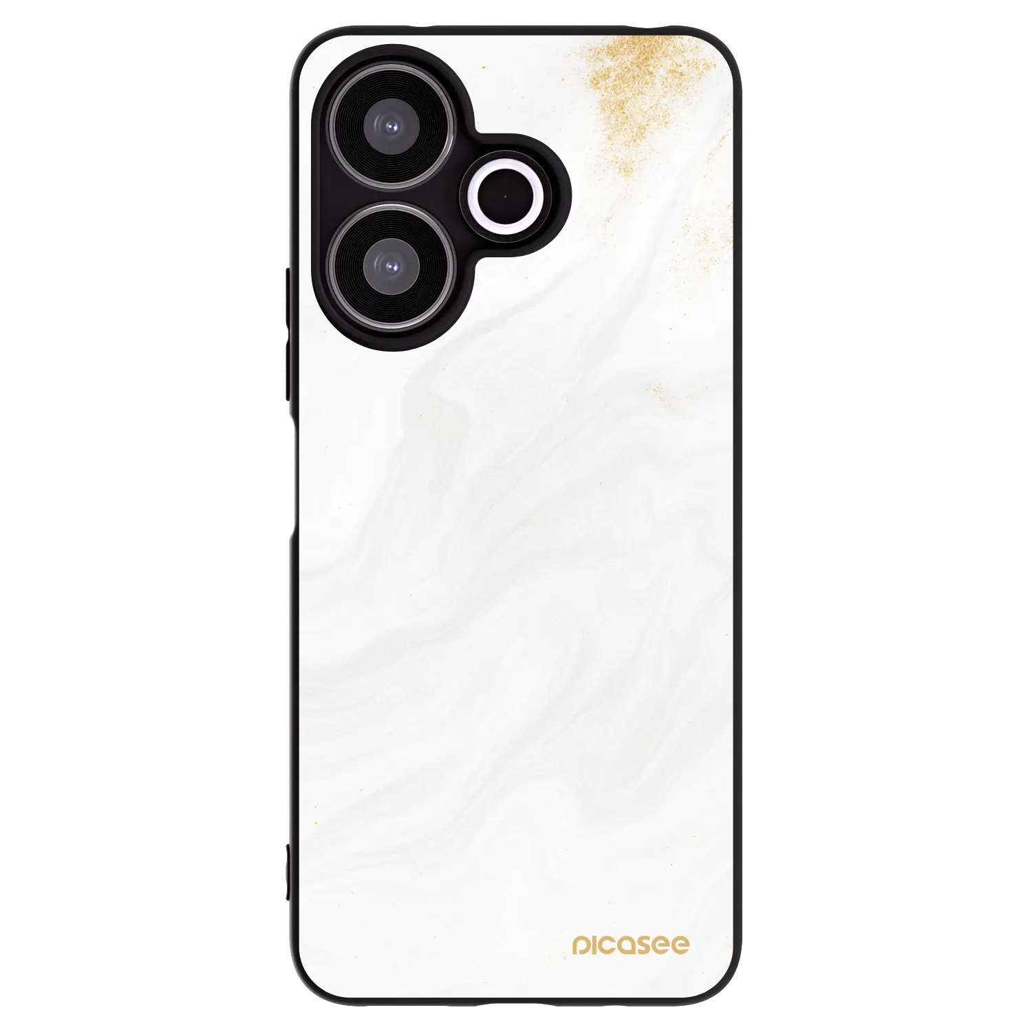 Picasee silikonowe czarne etui na Xiaomi Redmi 13 4G - White