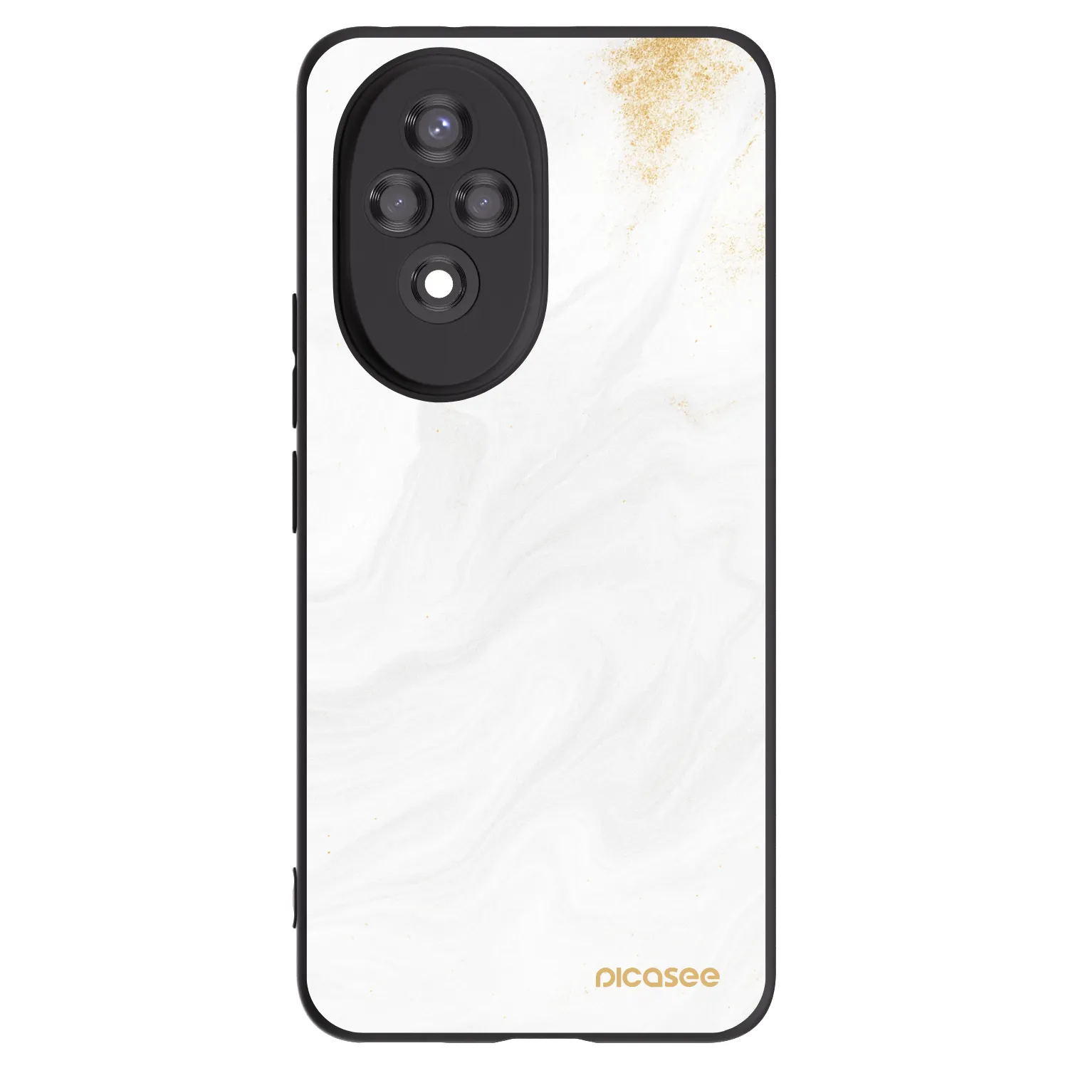 Picasee silikonowe czarne etui na Honor 200 Pro 5G - White