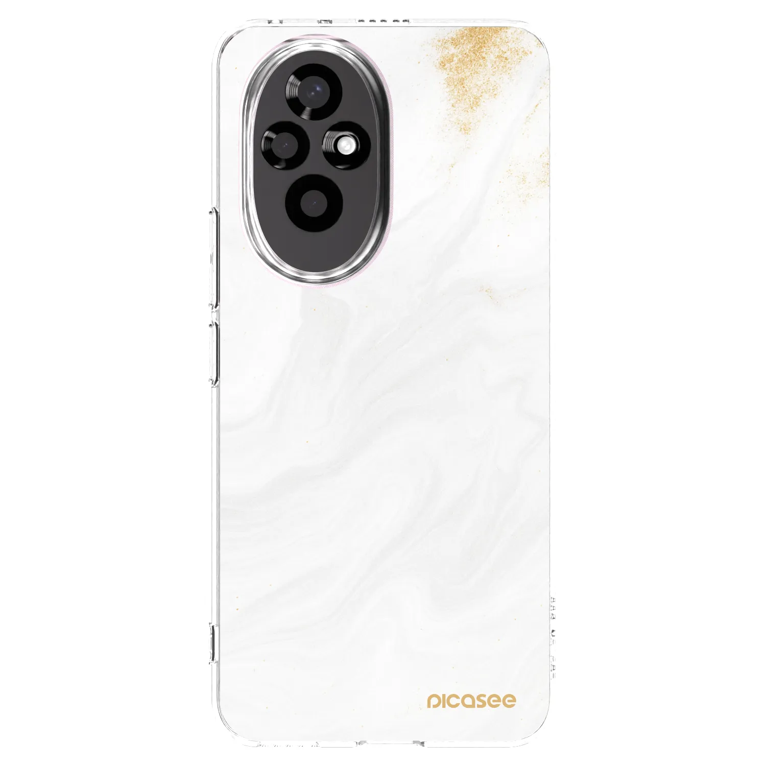 Picasee silikonowe przeźroczyste etui na Honor 200 Pro 5G - White