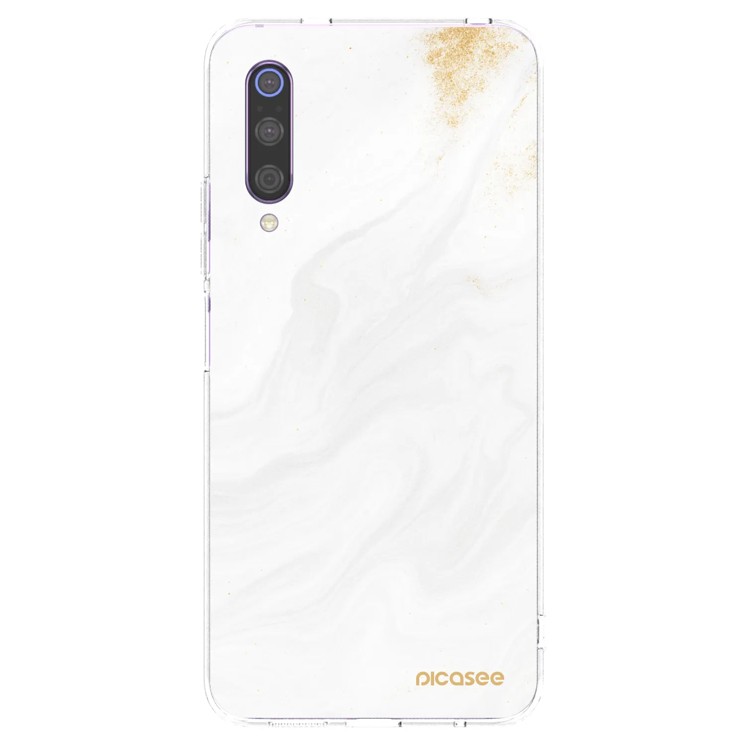 Picasee silikonowe przeźroczyste etui na Xiaomi Mi 9 - White