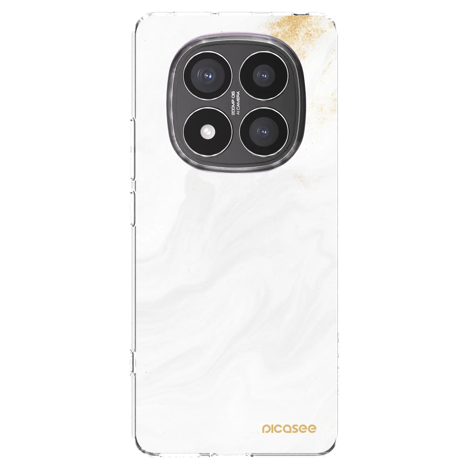Picasee silikonowe przeźroczyste etui na Xiaomi Redmi Note 14 Pro+ 5G - White