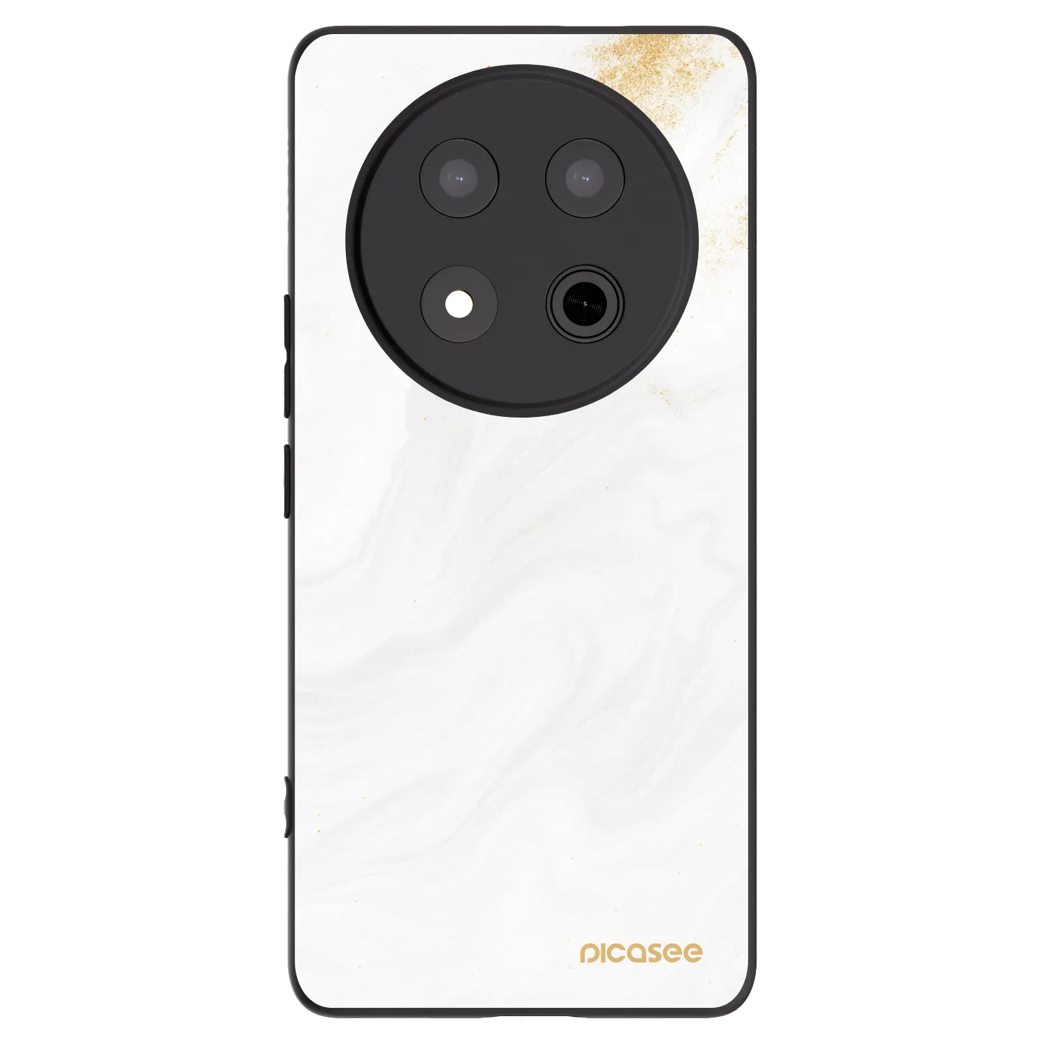Picasee silikonowe czarne etui na Honor Magic7 Lite 5G - White