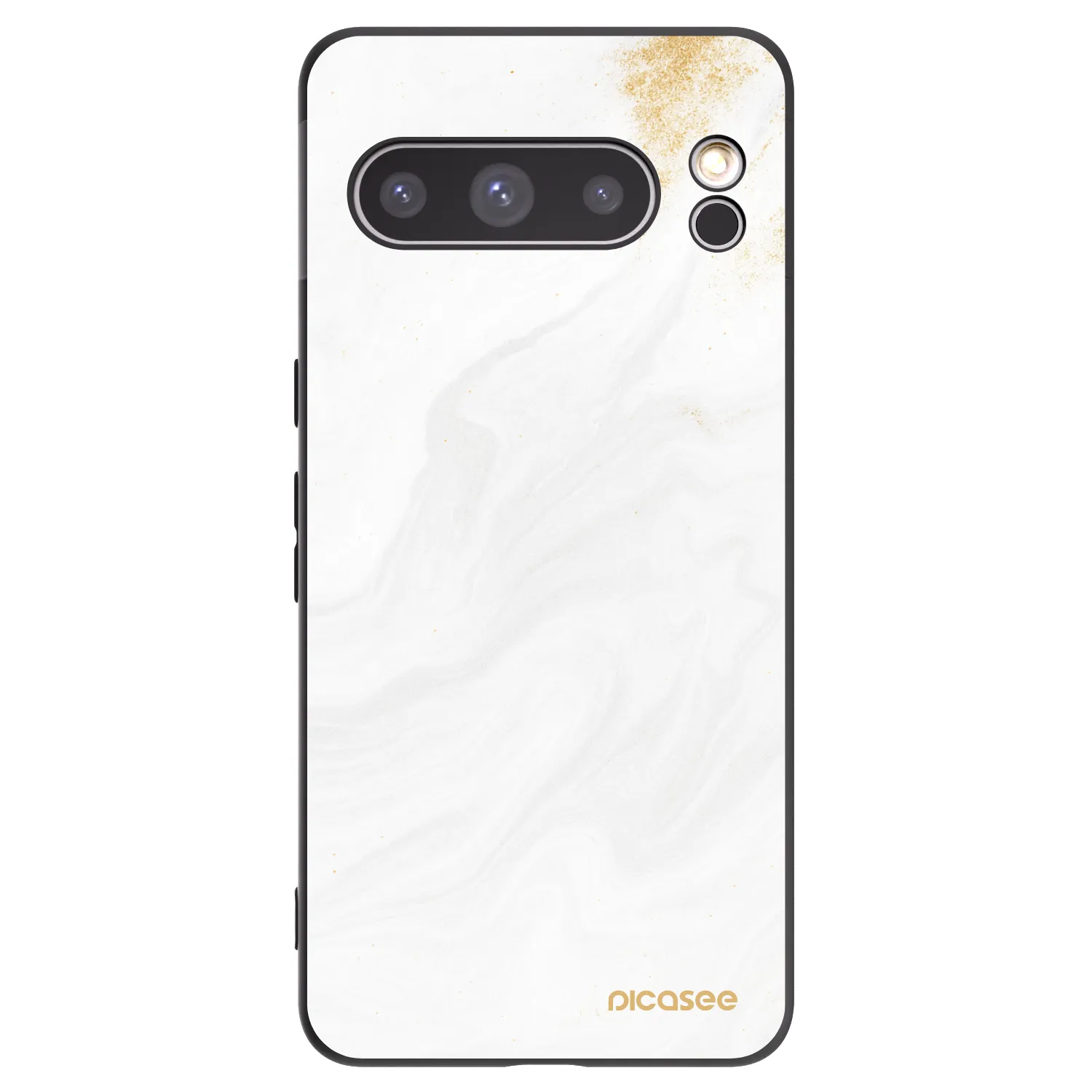 Picasee silikonowe czarne etui na Google Pixel 8 Pro - White